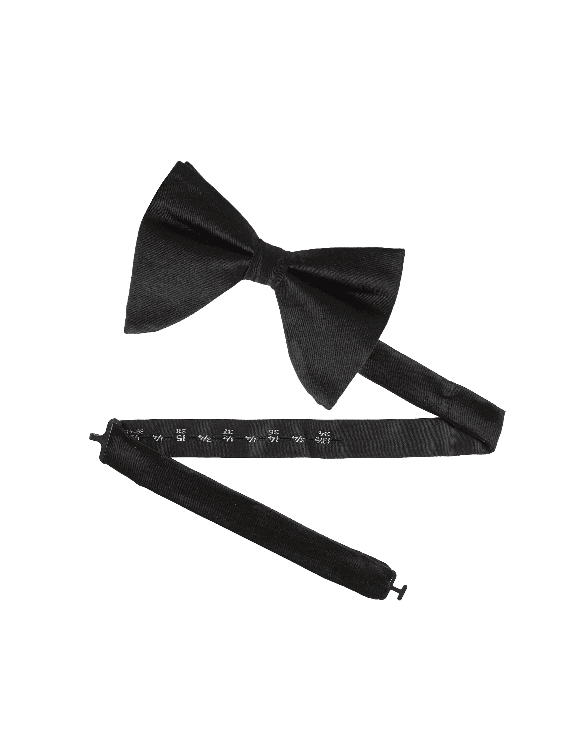 M&S Sartorial Men's Pure Silk Bow Tie - one size - Black, Black