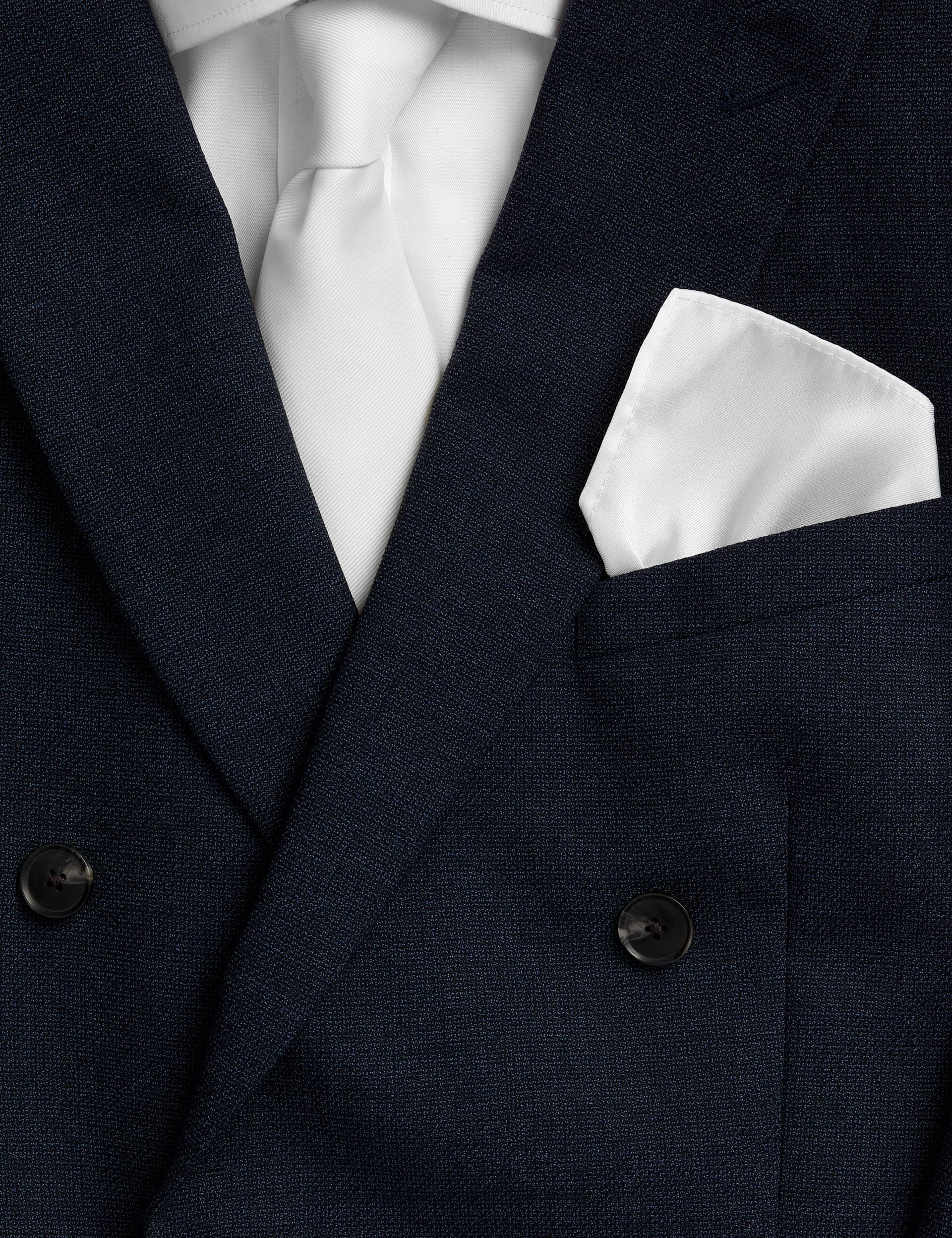 M&S Men's Slim Tie & Pocket Square Set