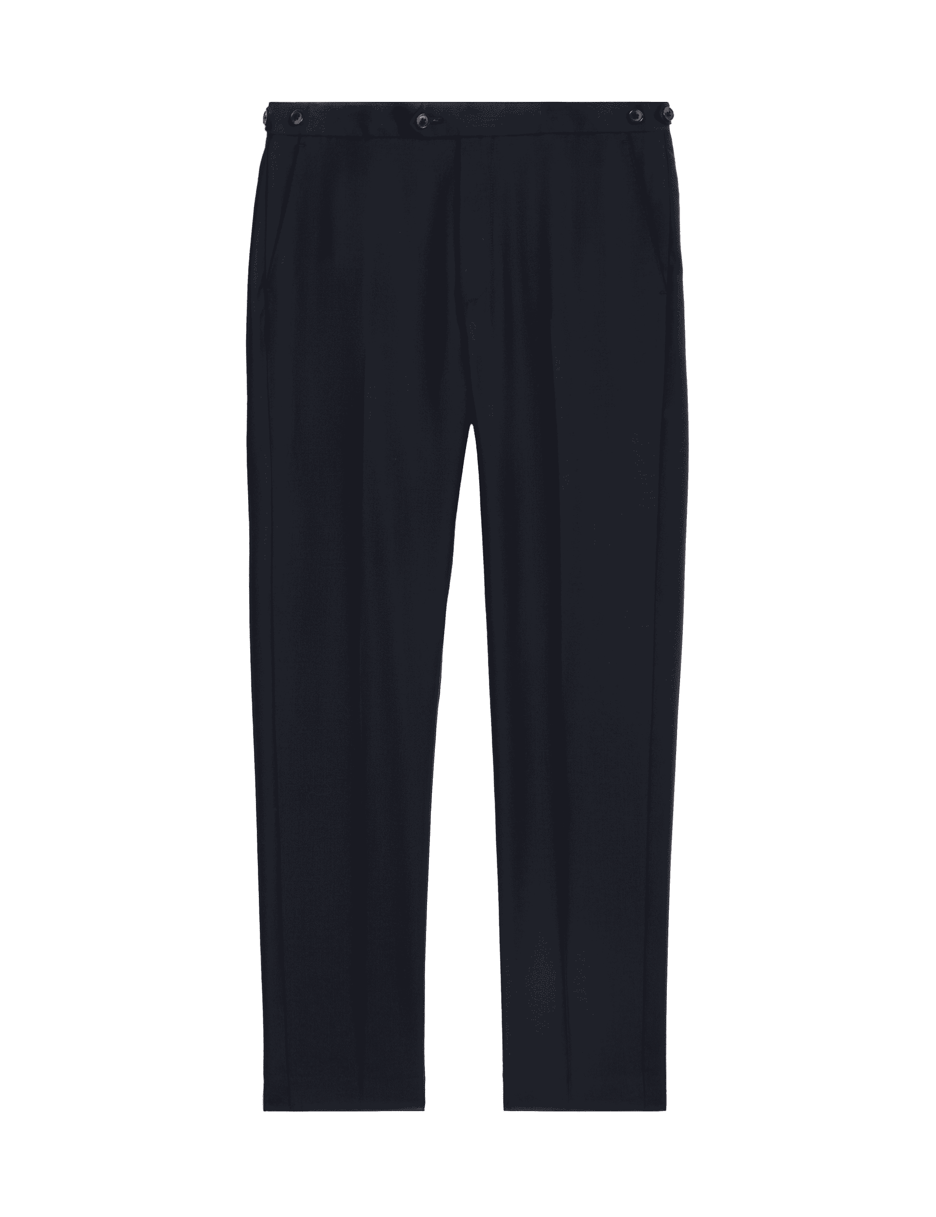 Jaeger Men's Tailored Fit Pure Wool Twill Suit Trousers - 36LNG - Navy, Navy