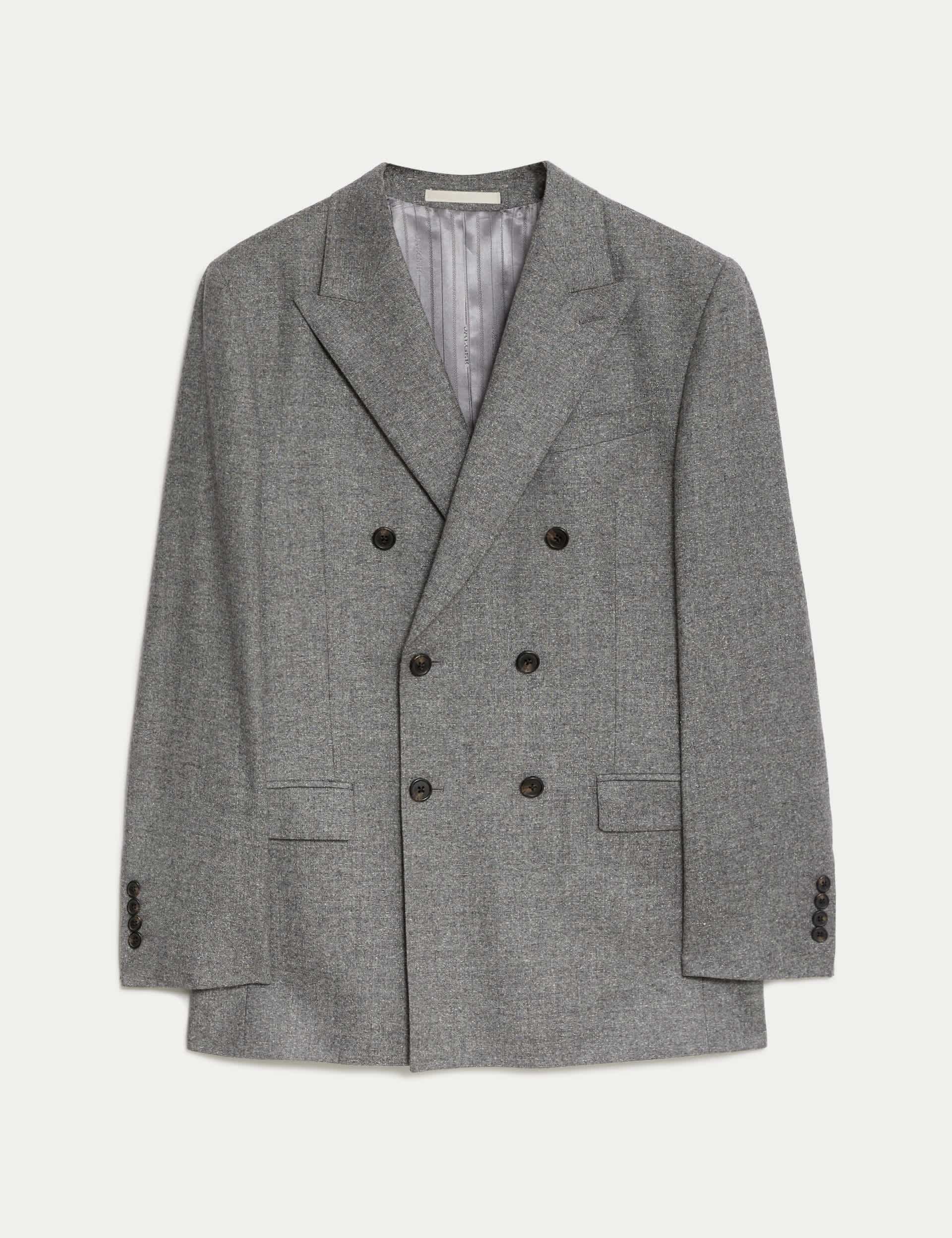 Jaeger Men's Tailored Fit Italian Wool Rich Jacket with Silk
