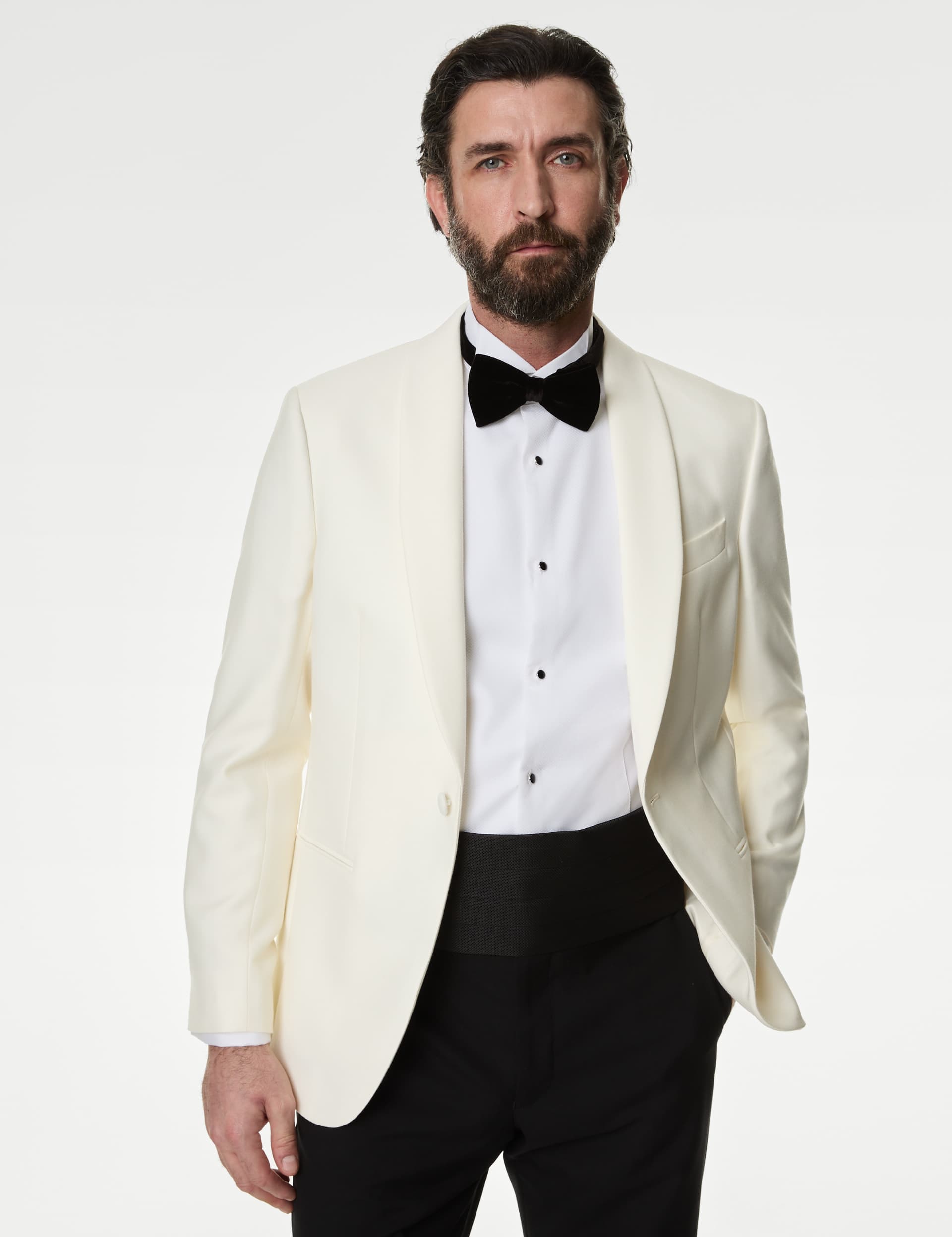 M&S Sartorial Men's Wool Rich Suit Jacket