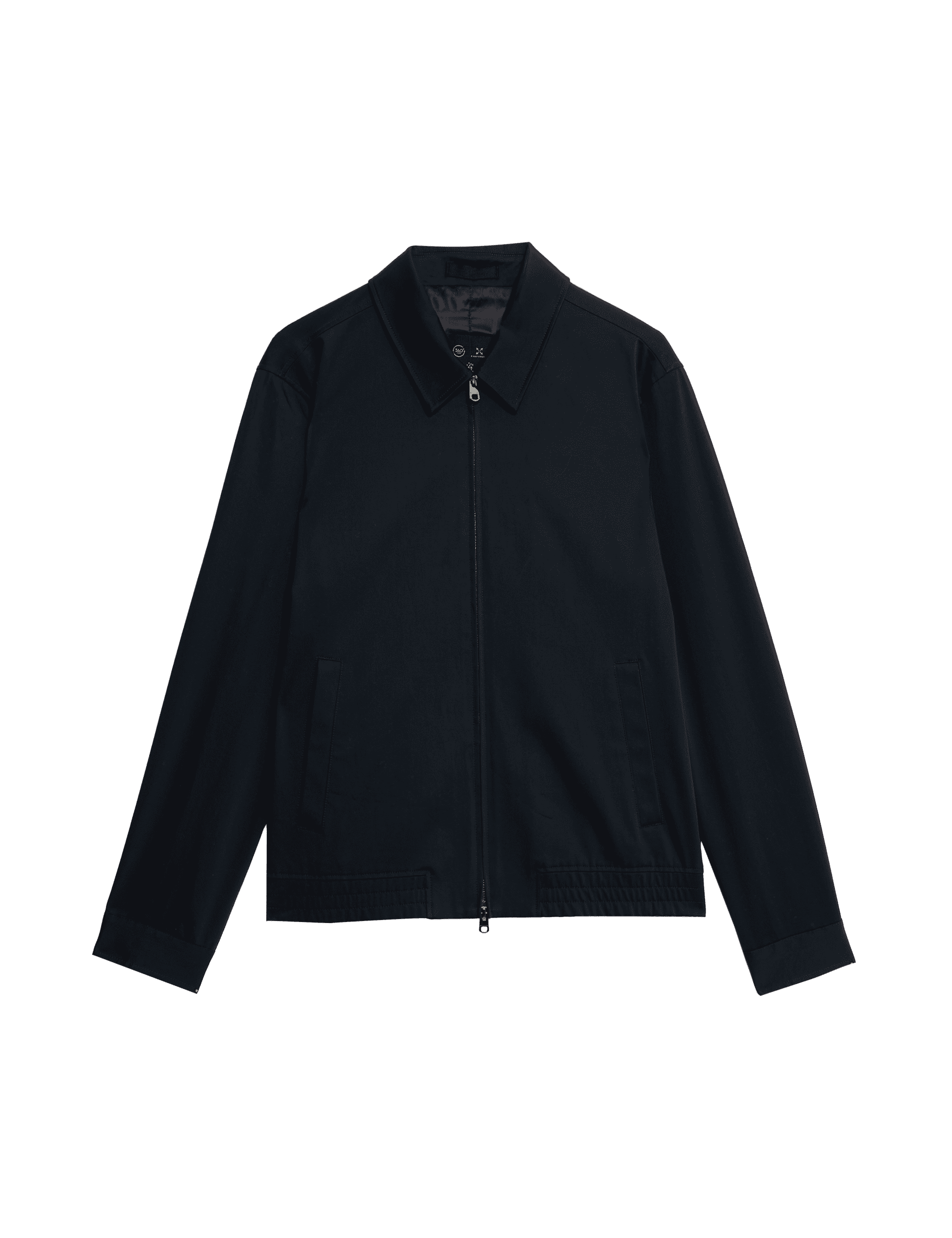 Autograph Men's Lightweight Performance Harrington Jacket - LREG - Navy, Navy