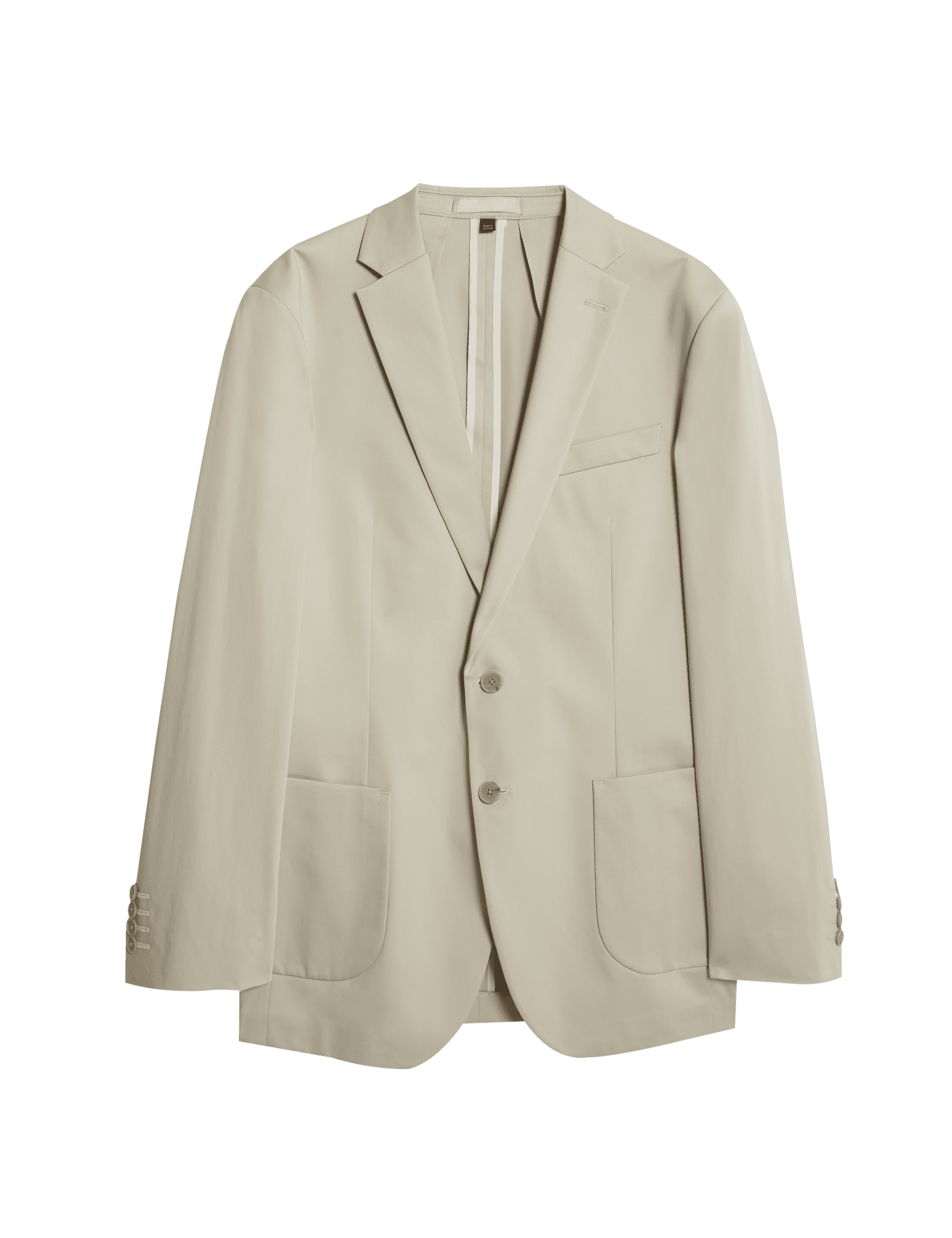 Autograph Men's Tailored Fit Lightweight Performance Blazer - LREG - Stone, Stone