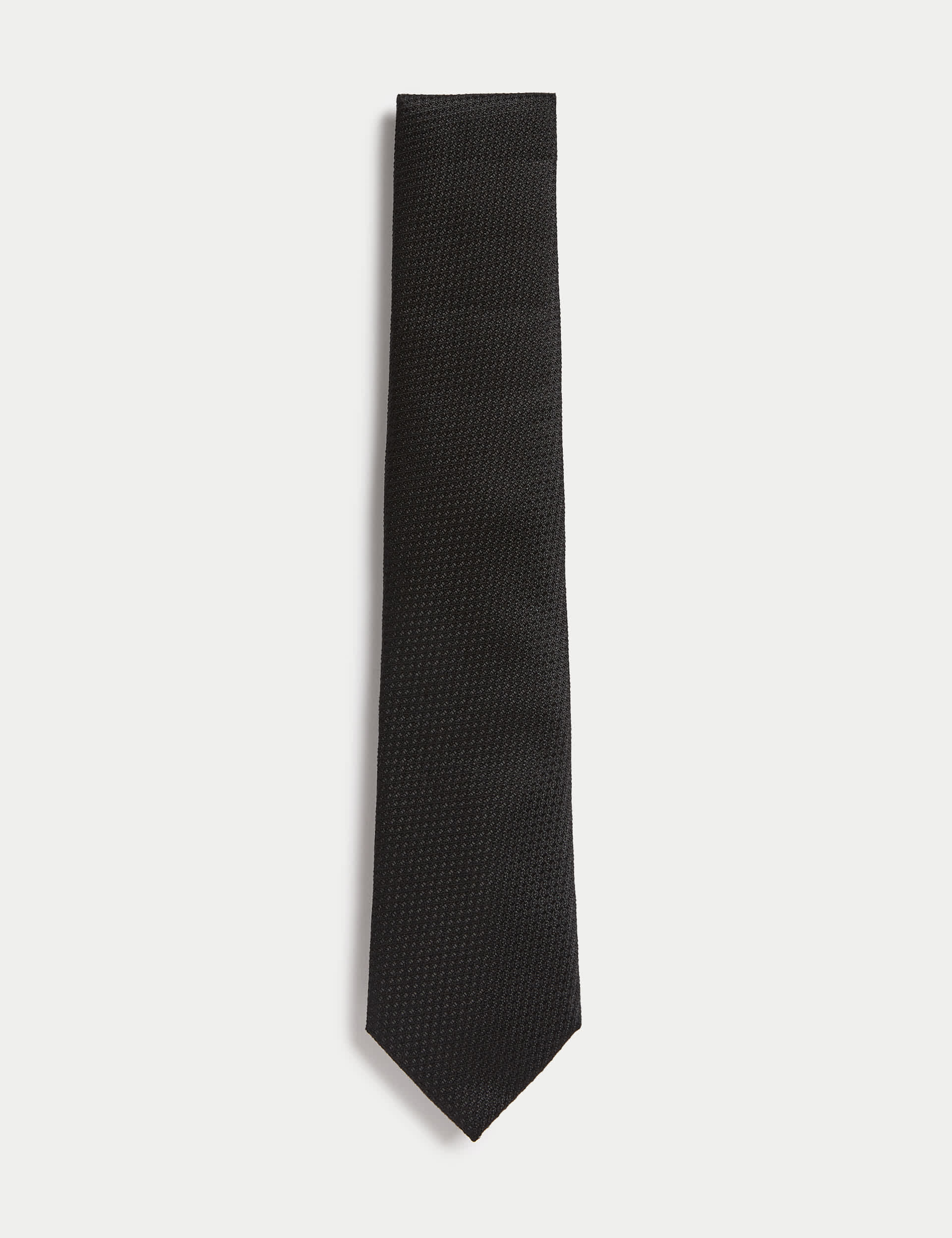 M&S Sartorial Men's Textured Pure Silk Tie