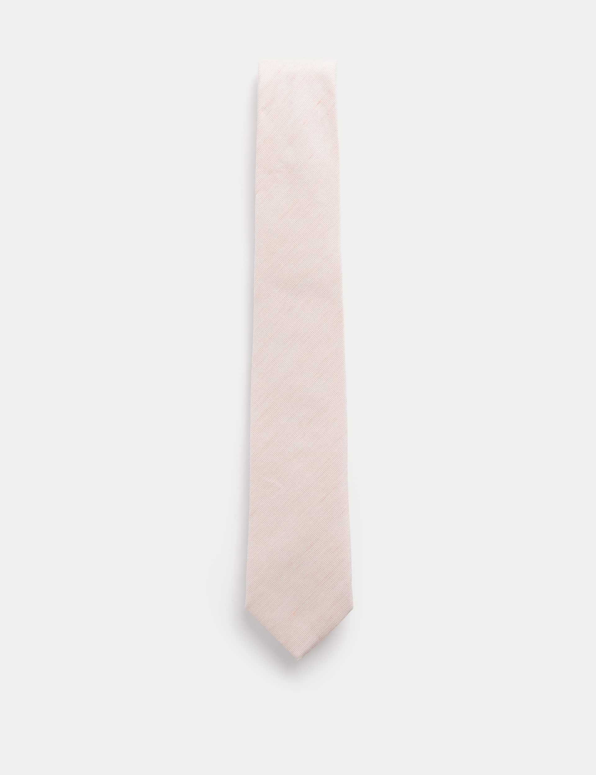 Jaeger Men's Slim Woven Silk Blend Tie - one size - Pink, Pink