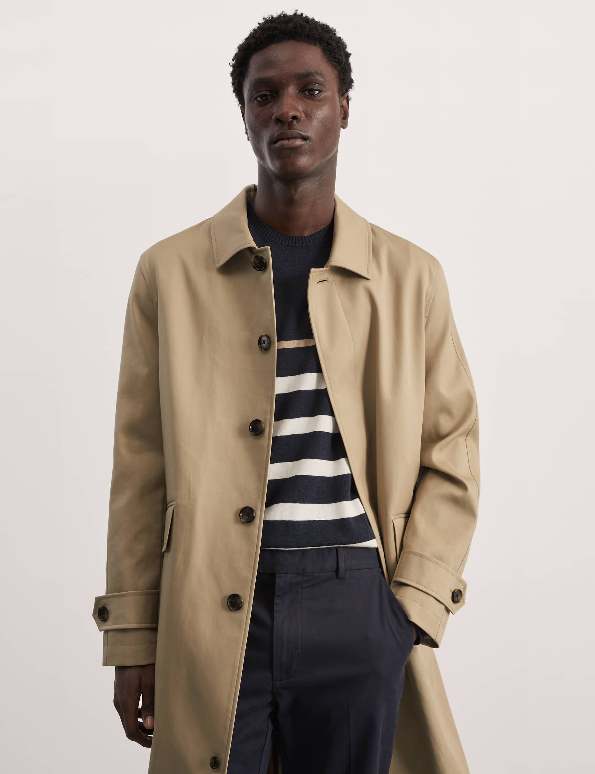 Jaeger Men's Trench Coat