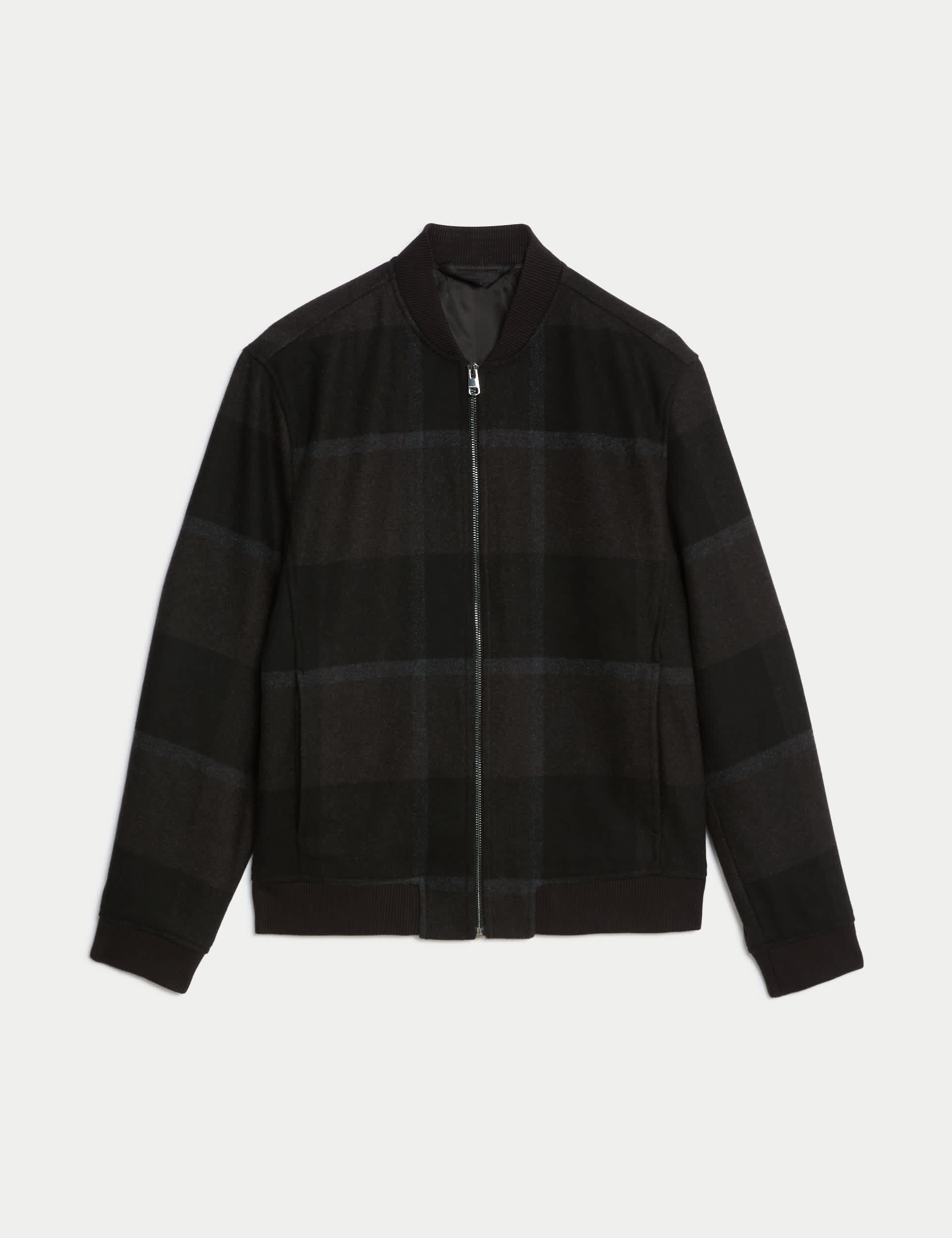 Autograph Men's Bomber Jacket with Wool