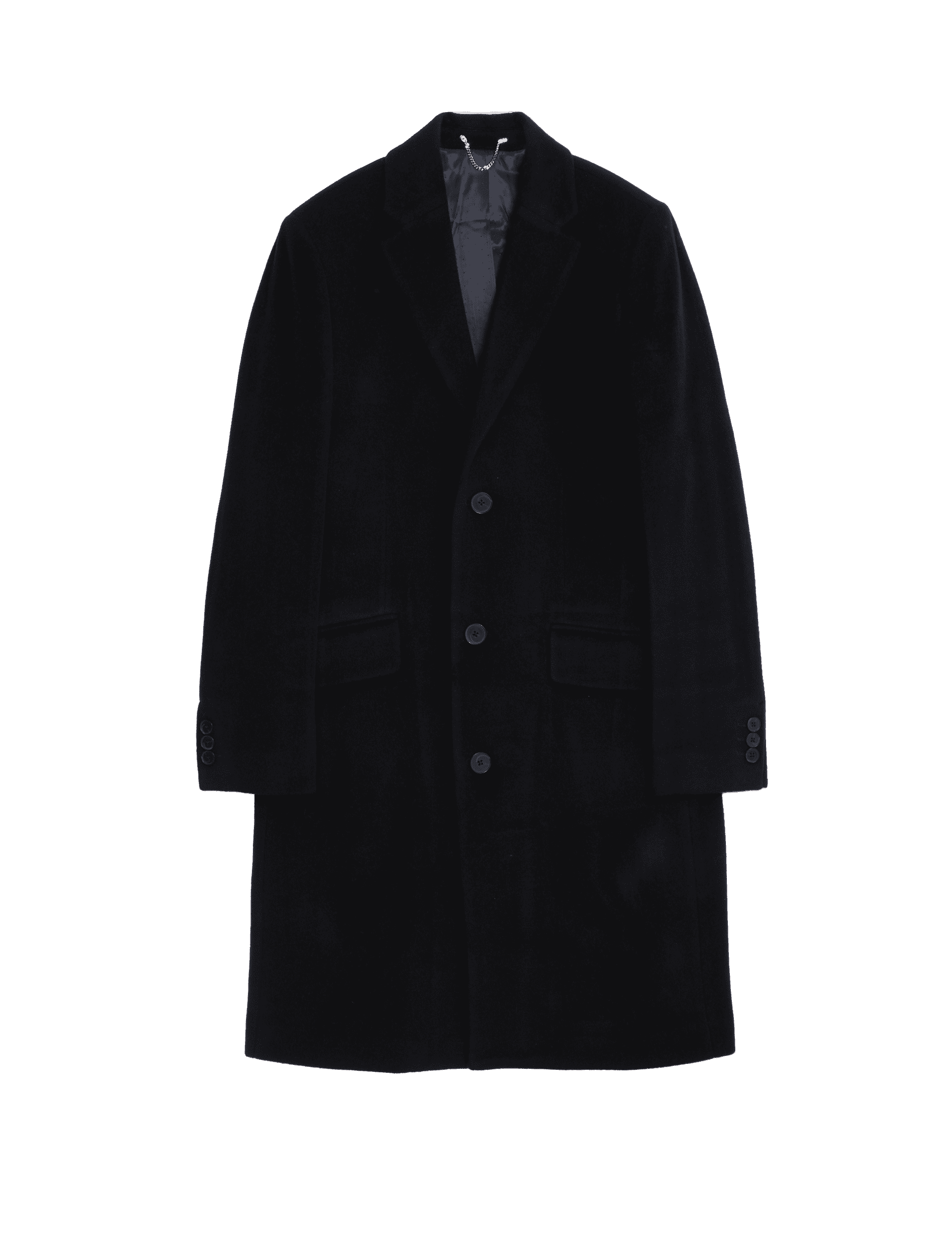 Autograph Men's Wool Rich Revere Coat with Cashmere - XLREG - Navy, Navy