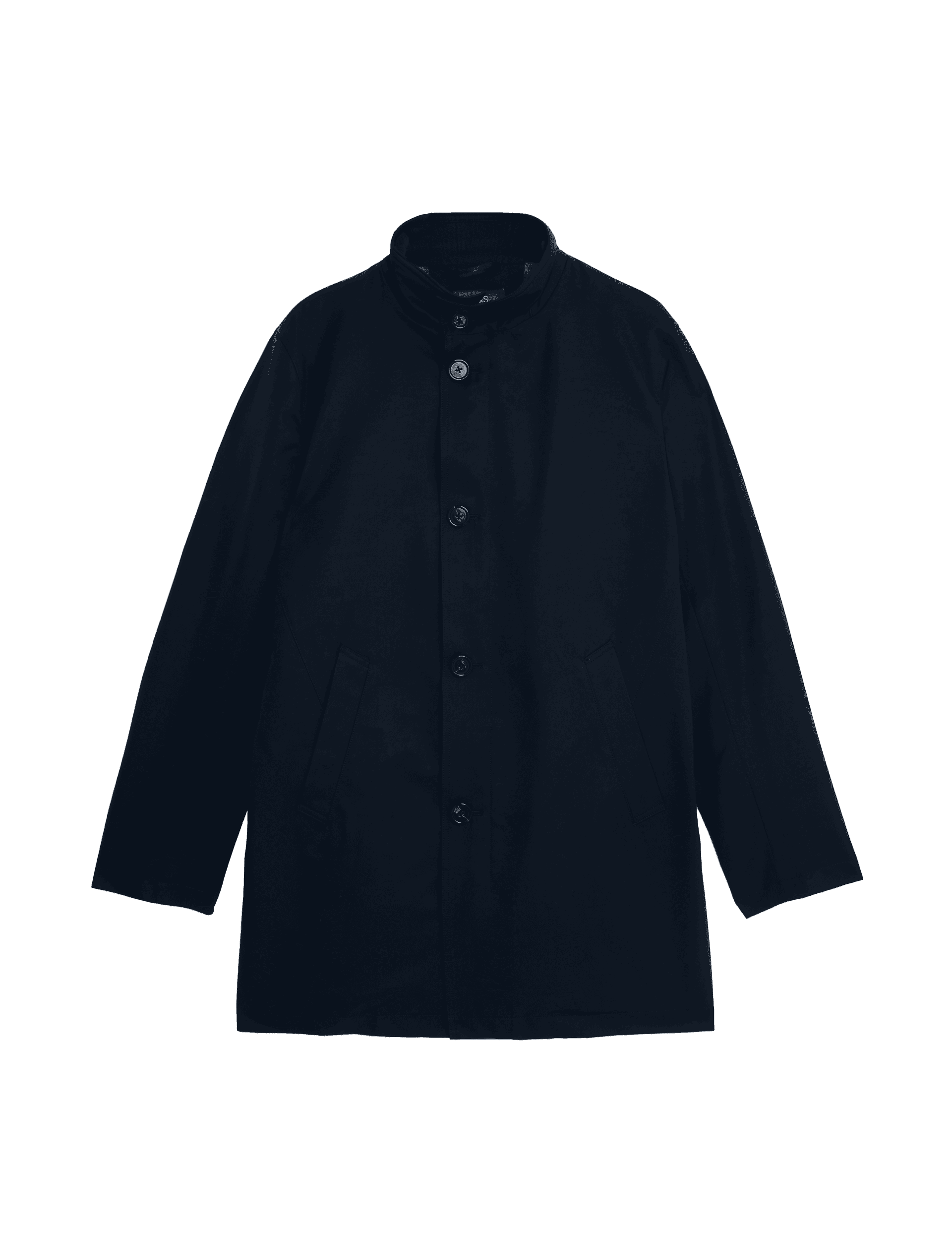 M&S Collection Men's Mac with Stormwear - XXXLREG - Dark Navy, Dark Navy,Black