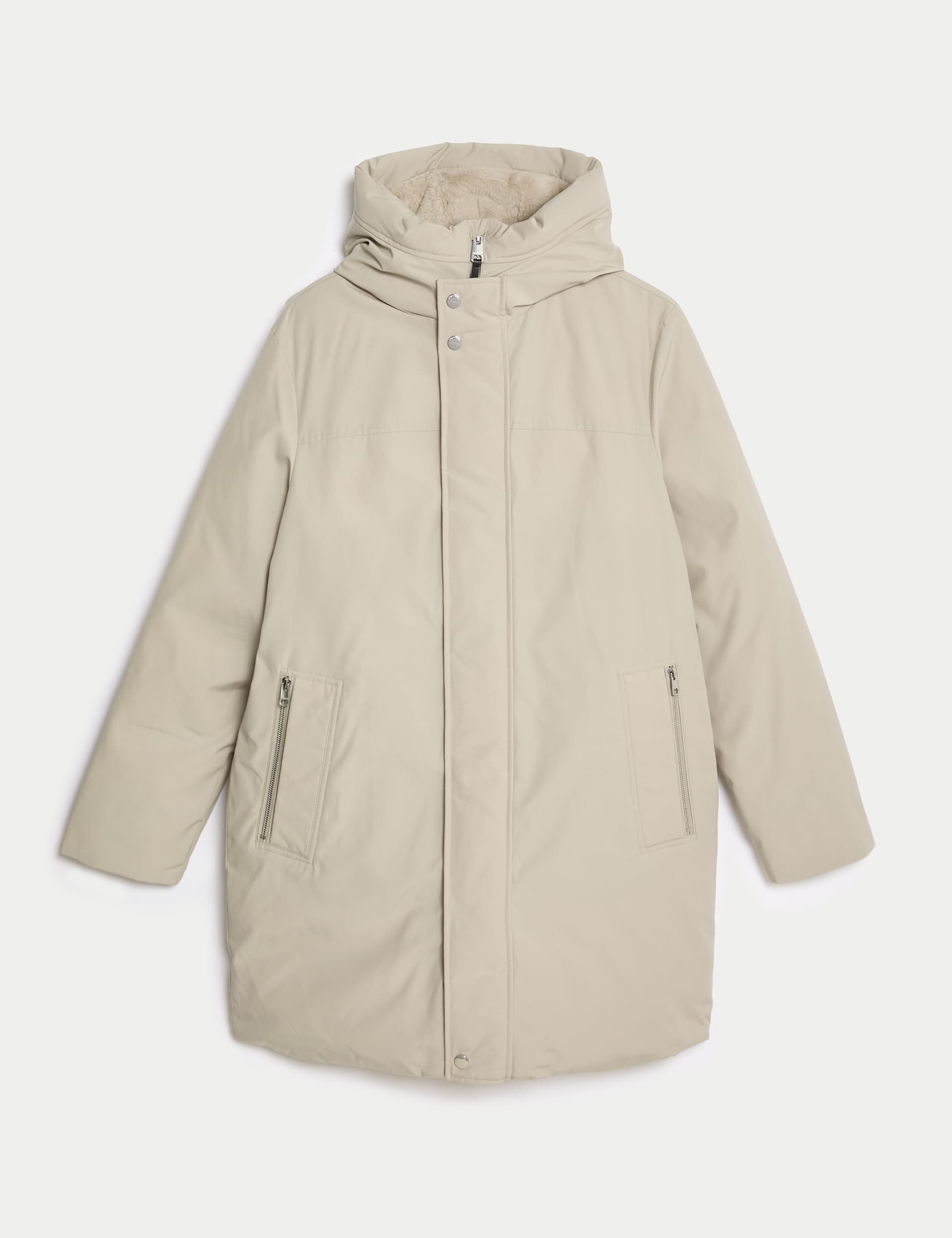 Autograph Men's Feather and Down Hooded Puffer Jacket