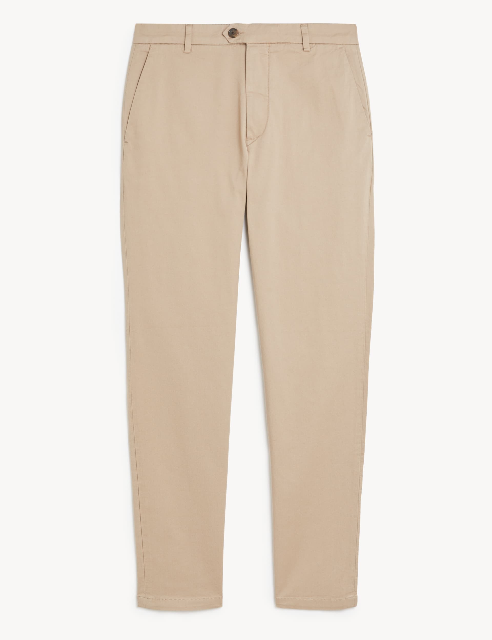 Jaeger Men's Slim Fit Stretch Chinos - 34REG - Medium Beige, Medium Beige