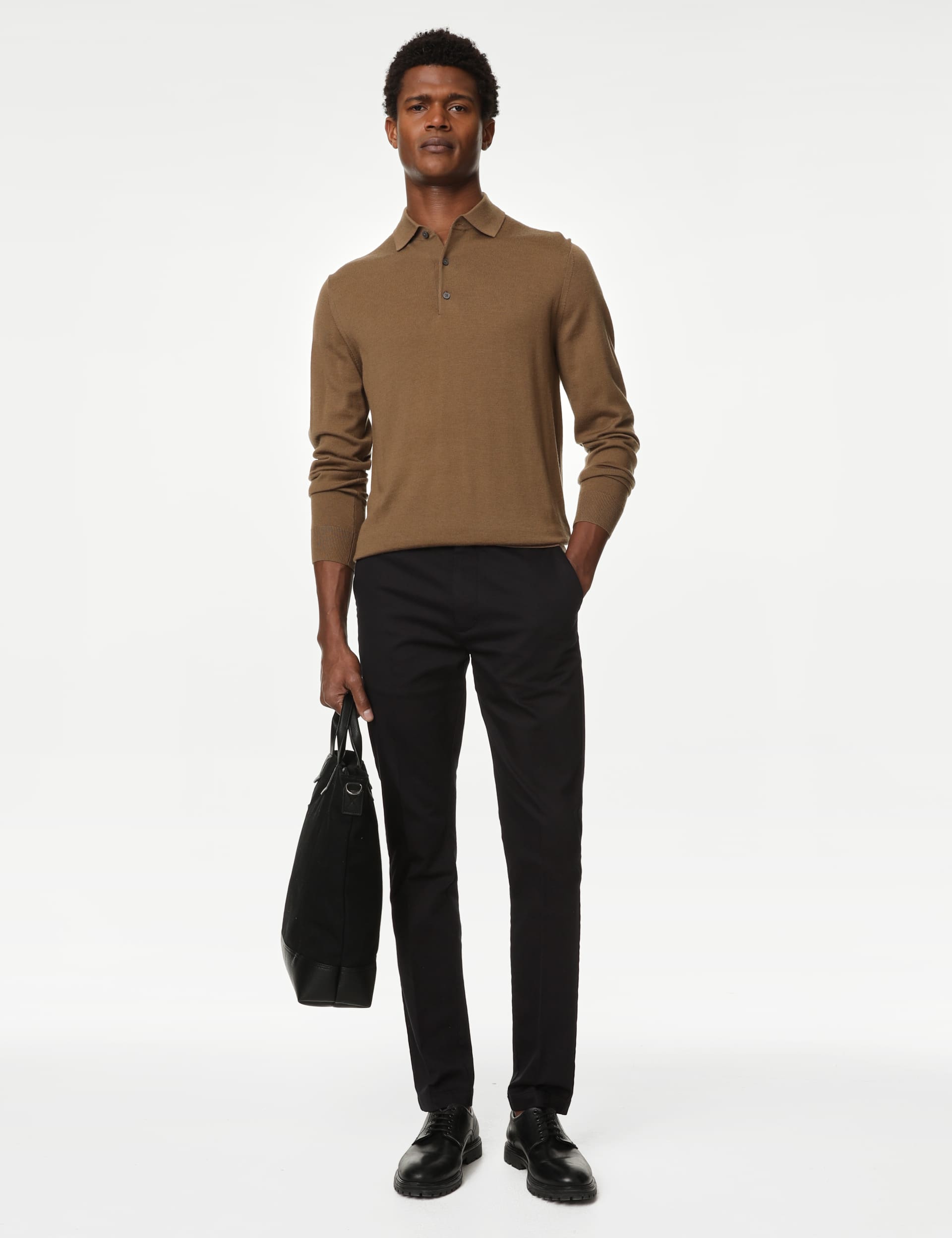 Autograph Men's Slim Fit Italian Chinos