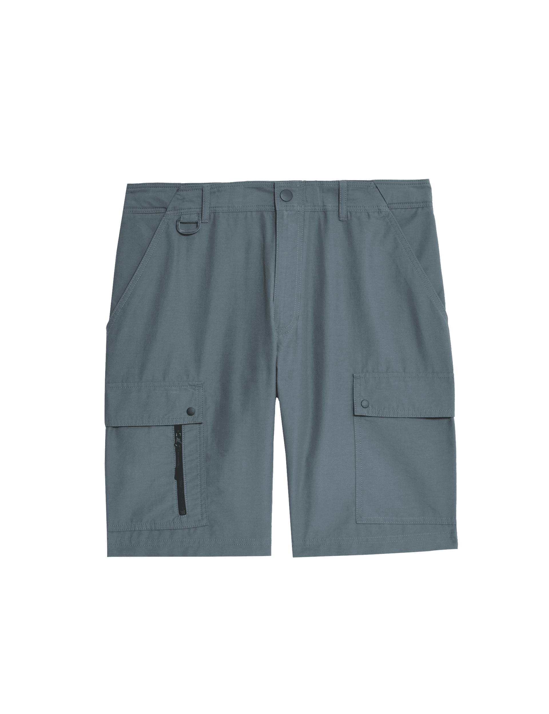 M&S Collection Men's Ripstop Textured Trekking Shorts with Stormwear - 34 - Petrol, Navy,Petrol,Gre