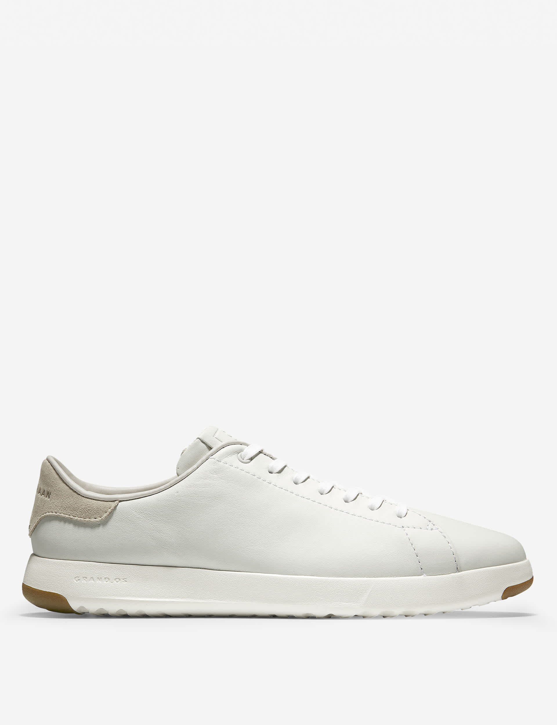 Cole Haan Men's Grandpro Leather Lace Up Trainers - 9 - White, White