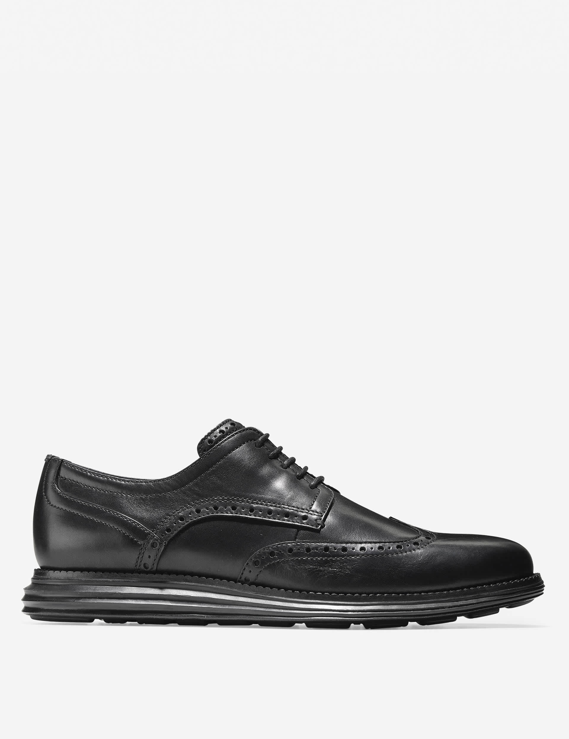 Cole Haan Men's Originalgrand Leather Oxford Shoes - 8 - Black, Black