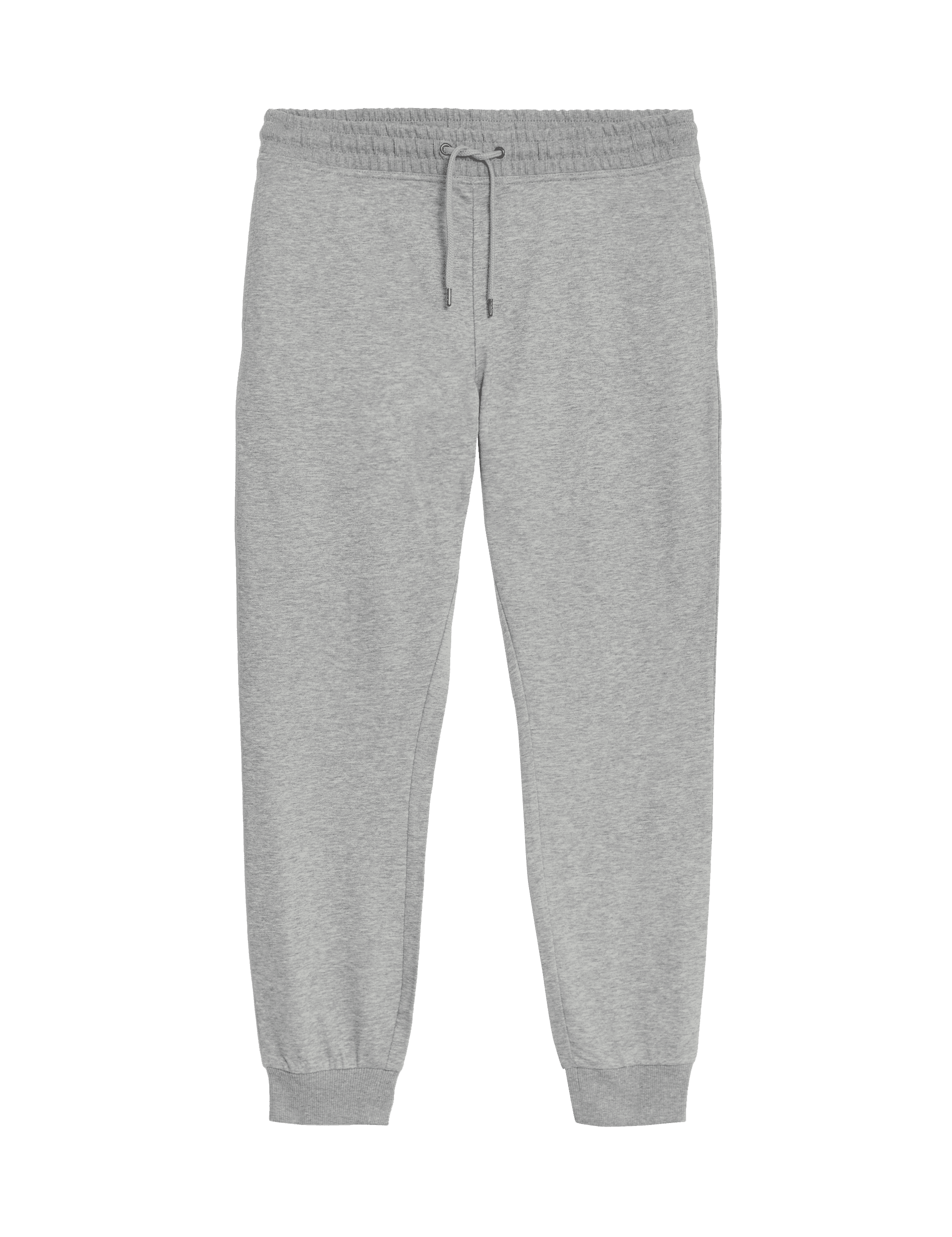 M&S Collection Men's Cuffed Joggers - MREG - Grey Marl, Black,Navy,Grey Marl