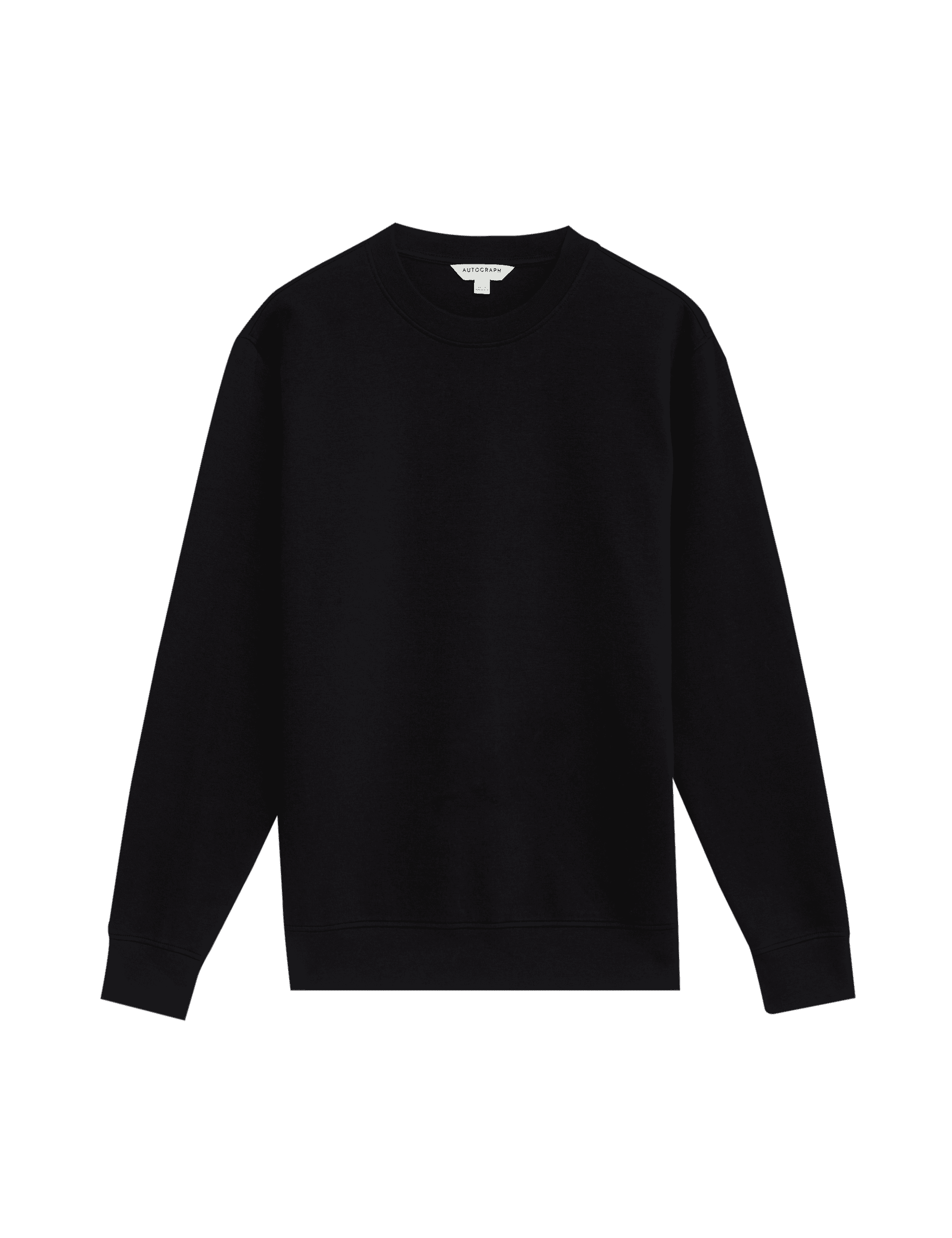 Autograph Men's Cotton Rich Crew Neck Sweatshirt - LREG - Black, Dark Navy,Black