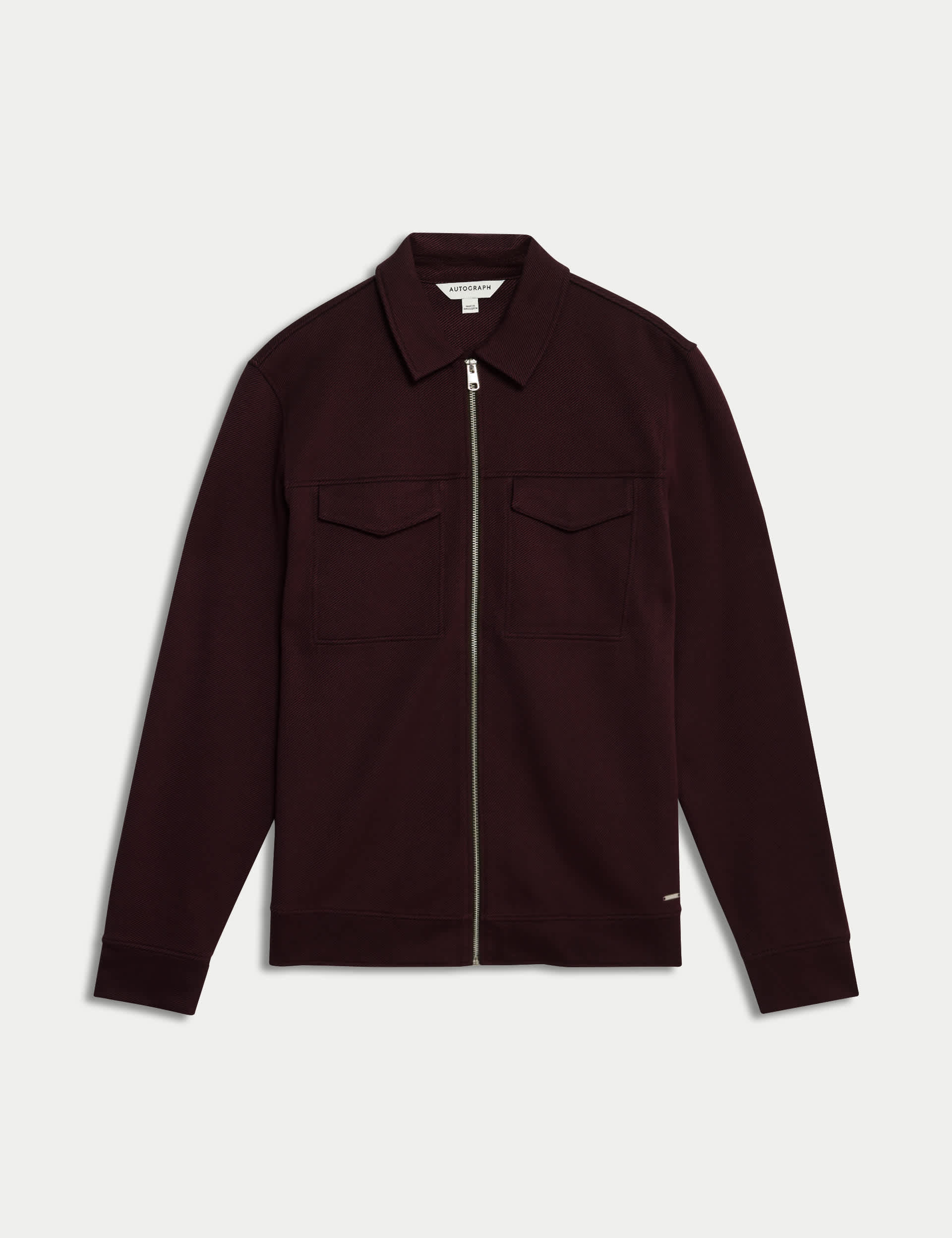 Autograph Men's Cotton Rich Overshirt - MREG - Raisin, Dark Olive,Dark Pewter,Raisin,Stone