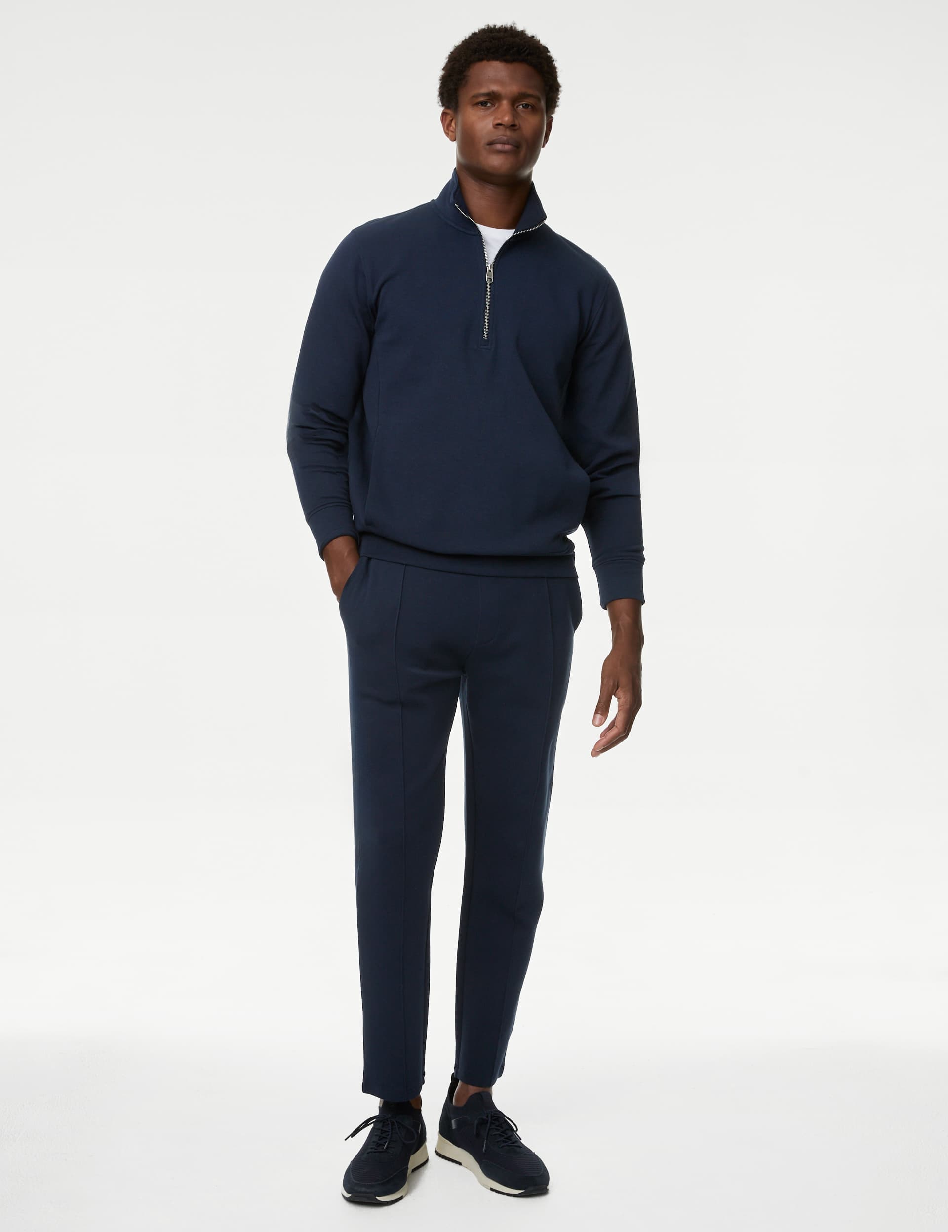 Autograph Men's Cotton Rich Half Zip Sweatshirt