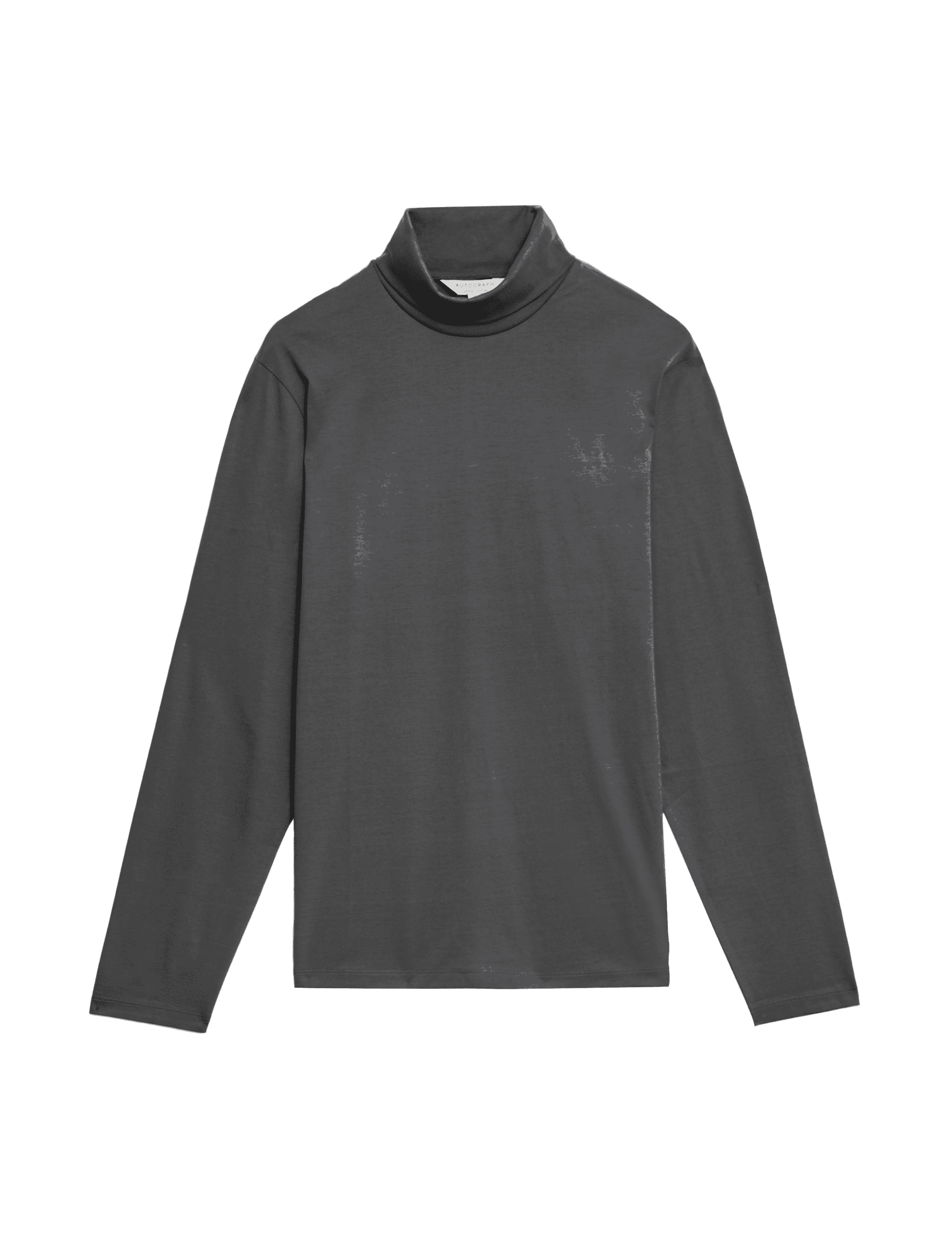 Autograph Men's Pure Supima Cotton Long Sleeve T-Shirt - MREG - Dark Pewter, Raisin,Dark Pewter,Bla