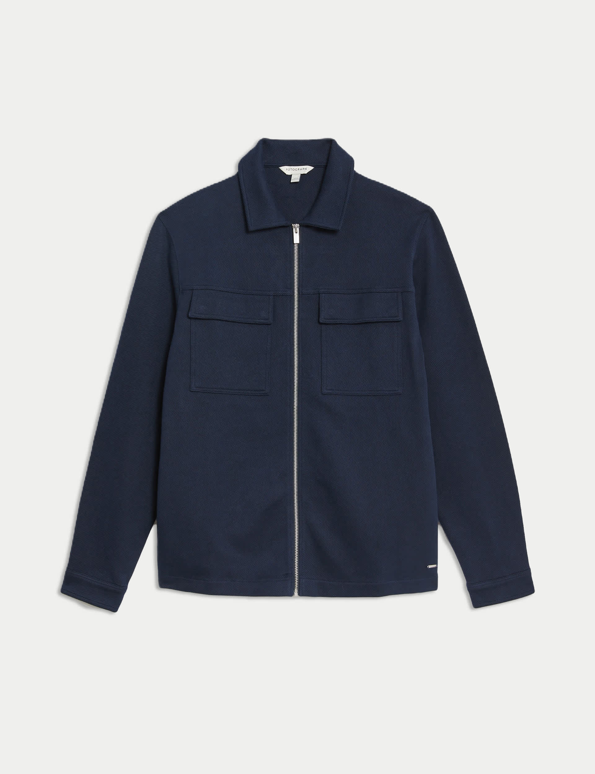 Autograph Men's Cotton Rich Textured Overshirt