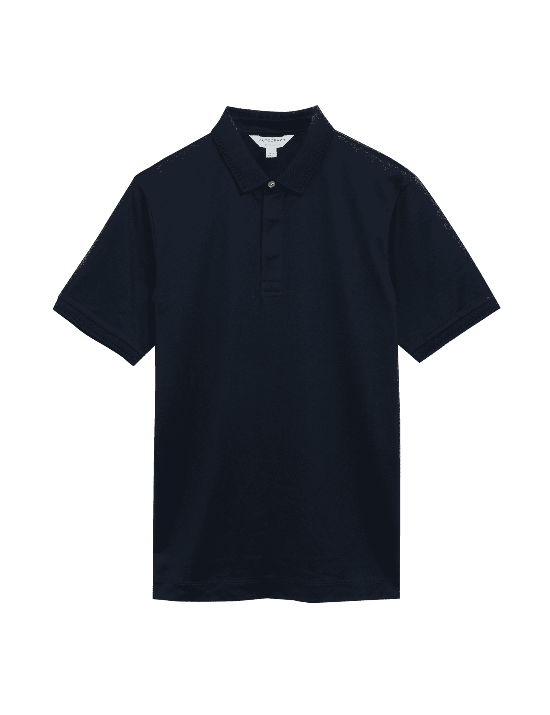 Autograph Men's Pure Supima Cotton Polo Shirt - MREG - Dark Navy, Black,Dark Navy,Smokey Green,Dove