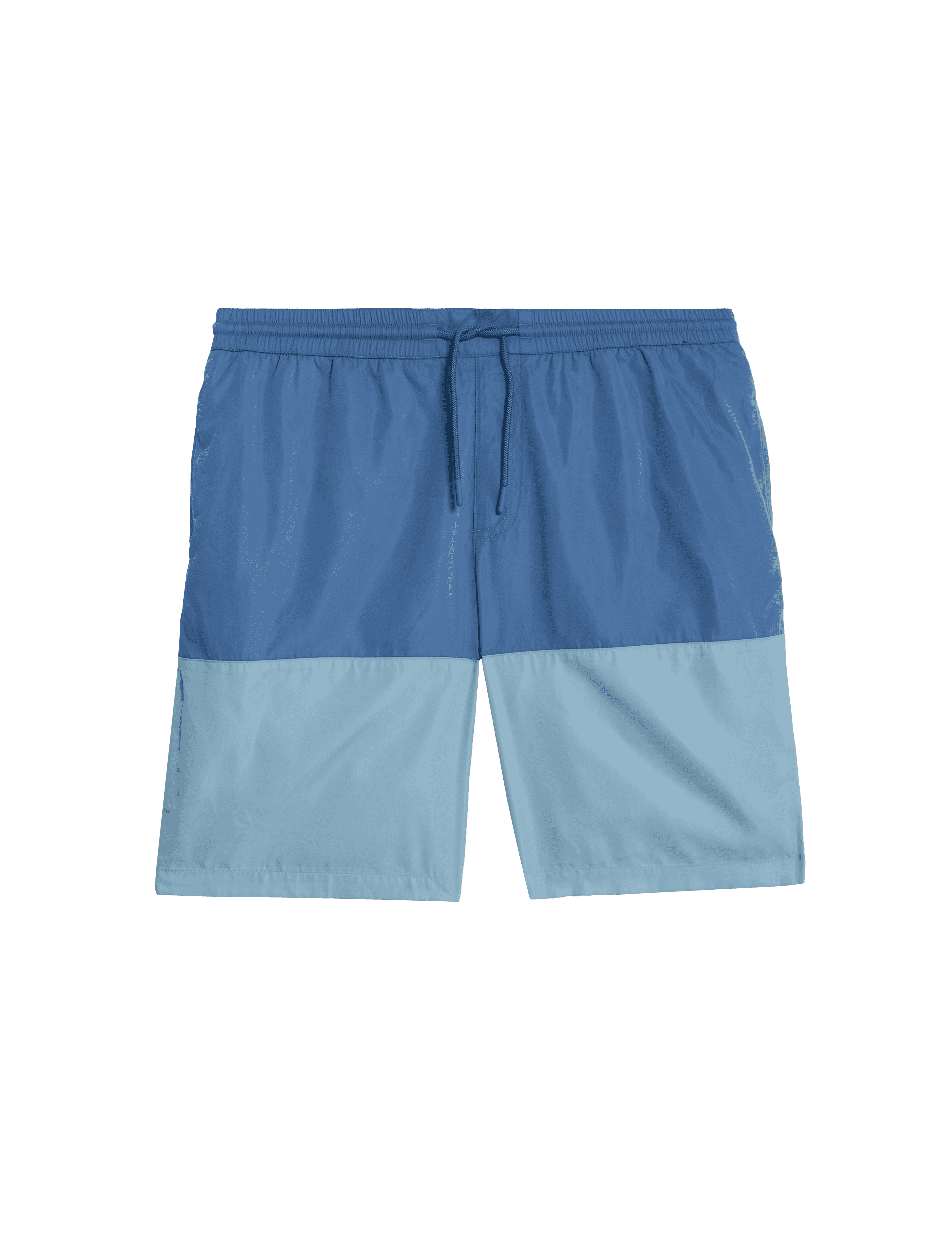 M&S Collection Men's Quick Dry Longer Length Swim Shorts - XL - Blue Mix, Blue Mix