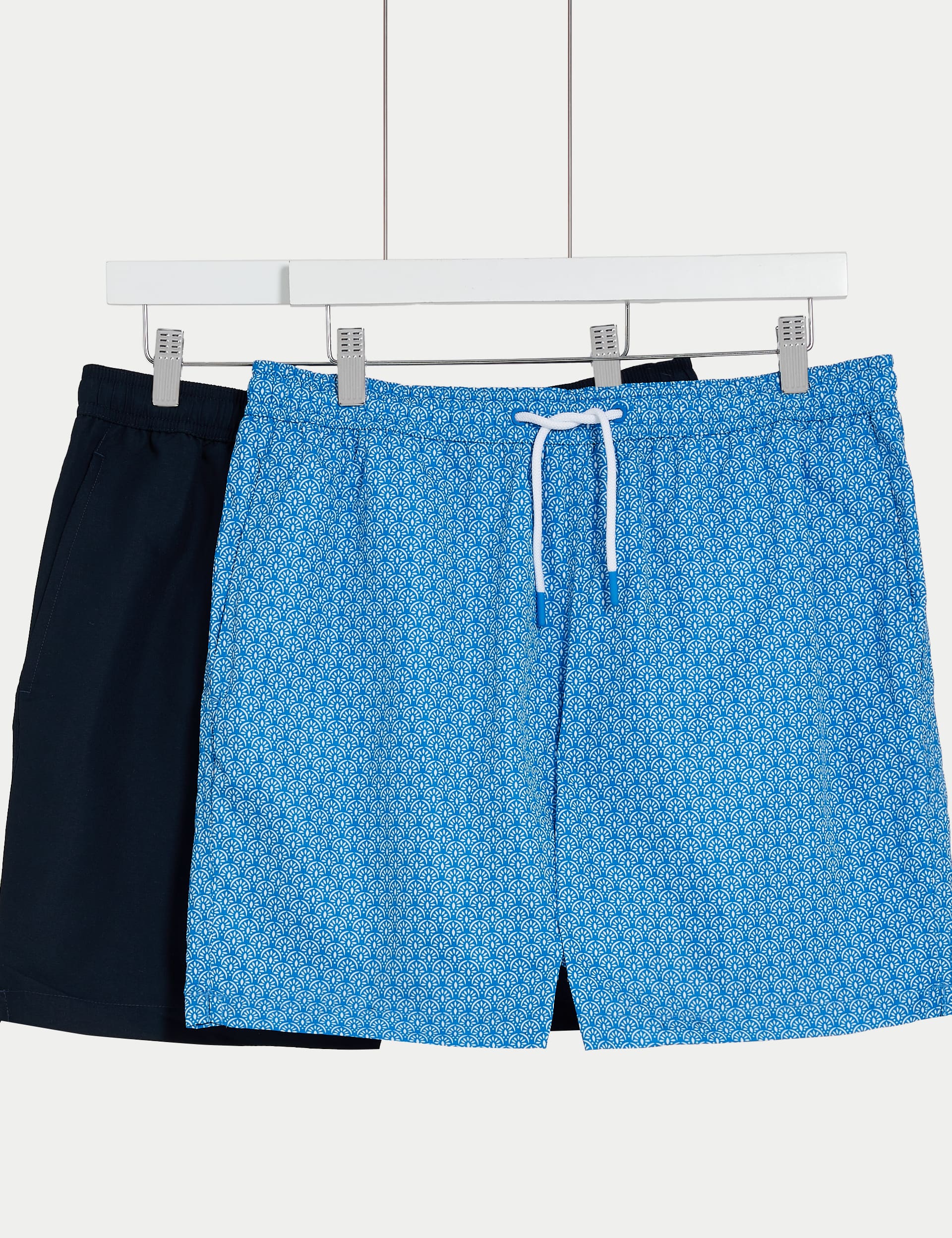 M&S Men's 2pk Quick Dry Swim Shorts