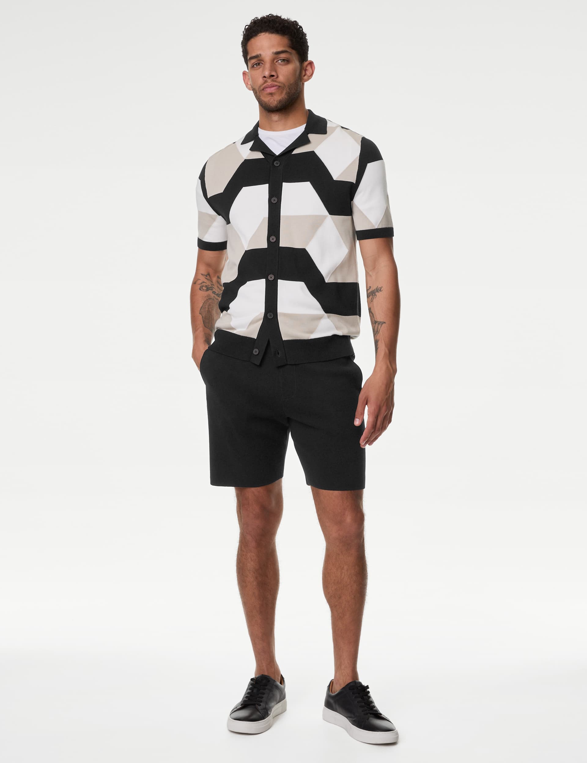 Autograph Men's Cotton Rich Knitted Shorts