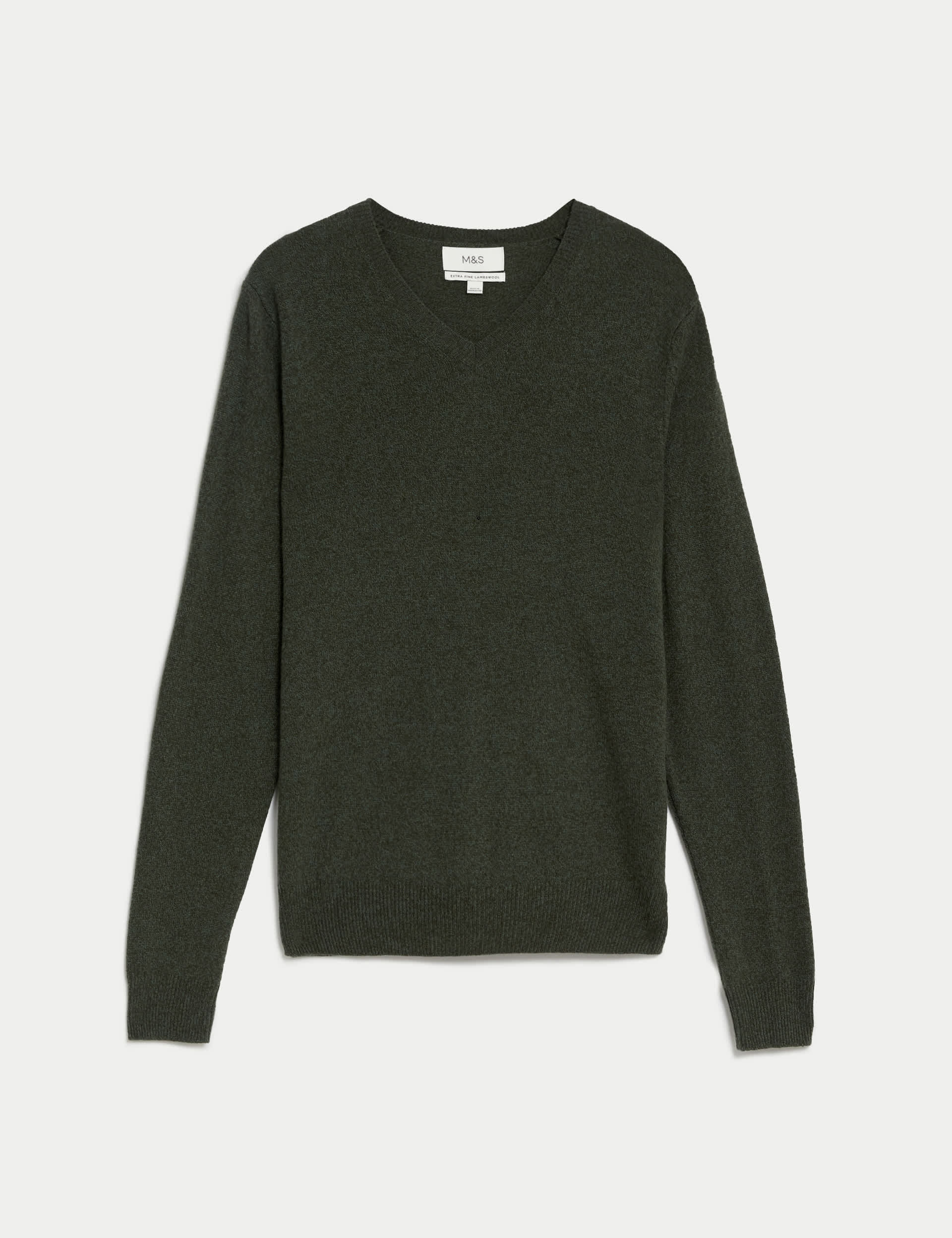 M&S Men's Pure Extra Fine Lambswool V-Neck Jumper