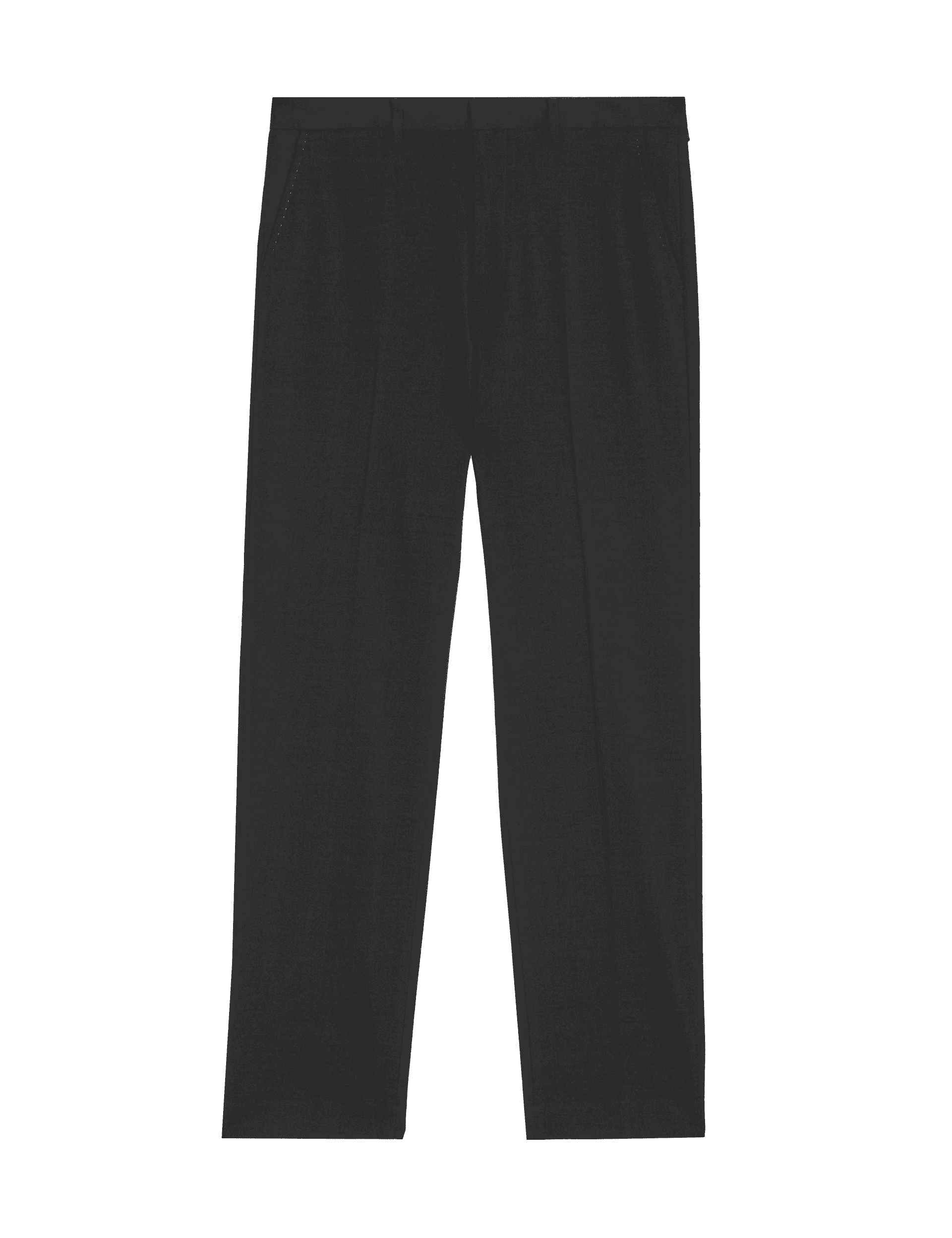 M&S Collection Men's Regular Fit Wool Blend Trousers - 44SHT - Black, Black,Charcoal,Navy