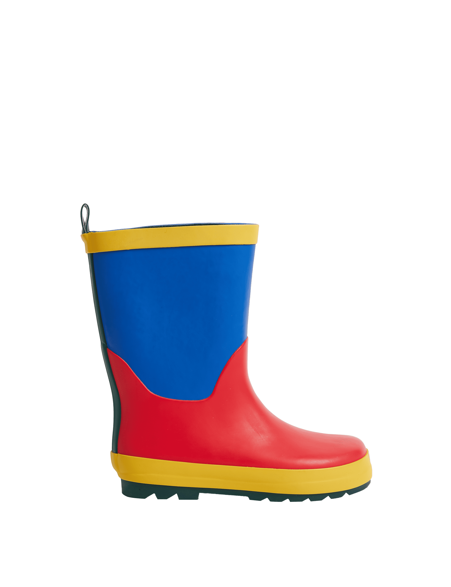 M&S Collection Kids Colour Block Wellies (4 Small - 2 Large) - 12 S - Red, Red,Navy Mix