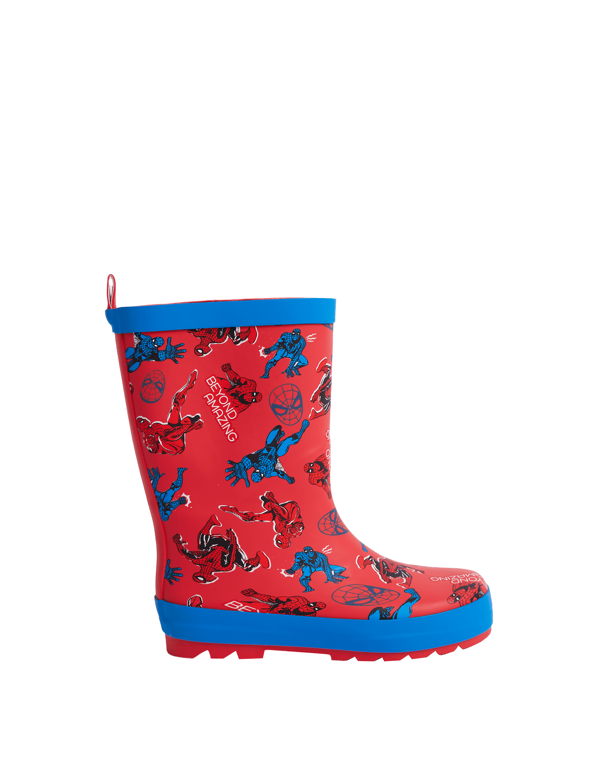 M&S Collection Kids Spider-Man Wellies (4 Small - 13 Small) - 6 S - Red Mix, Red Mix