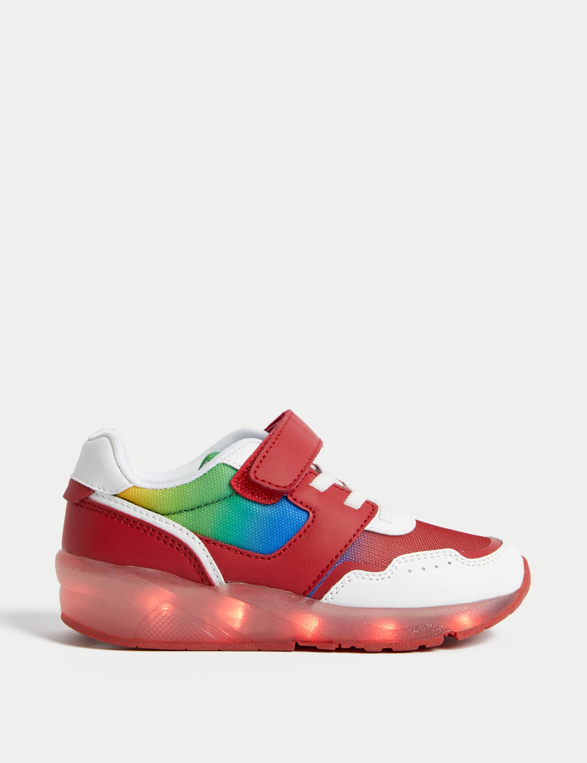 M&S Kids Light Up Riptape Trainers (4 Small
