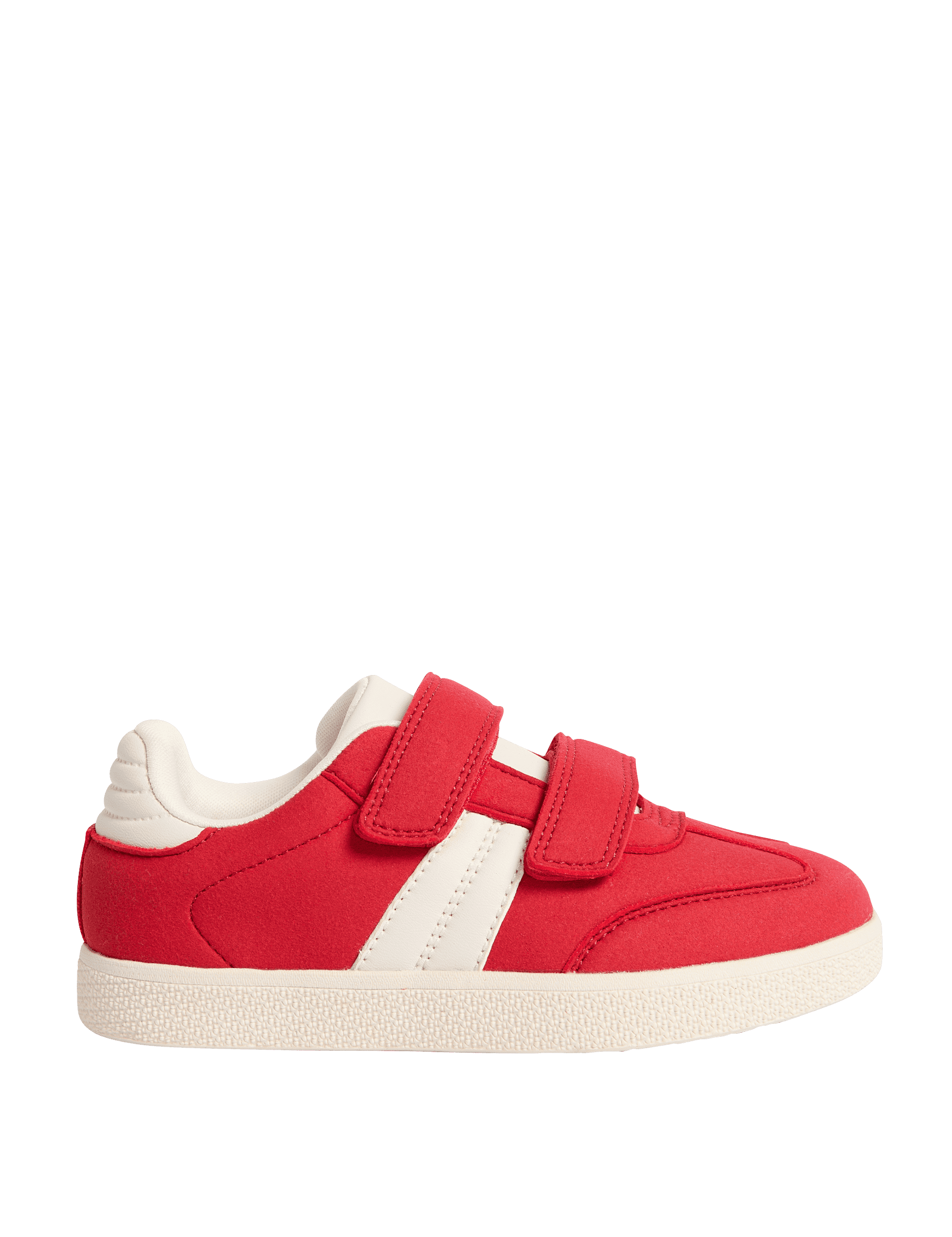 M&S Collection Kids Freshfeet Riptape Trainers (4 Small - 2 Large) - 13 SSTD - Red, Red