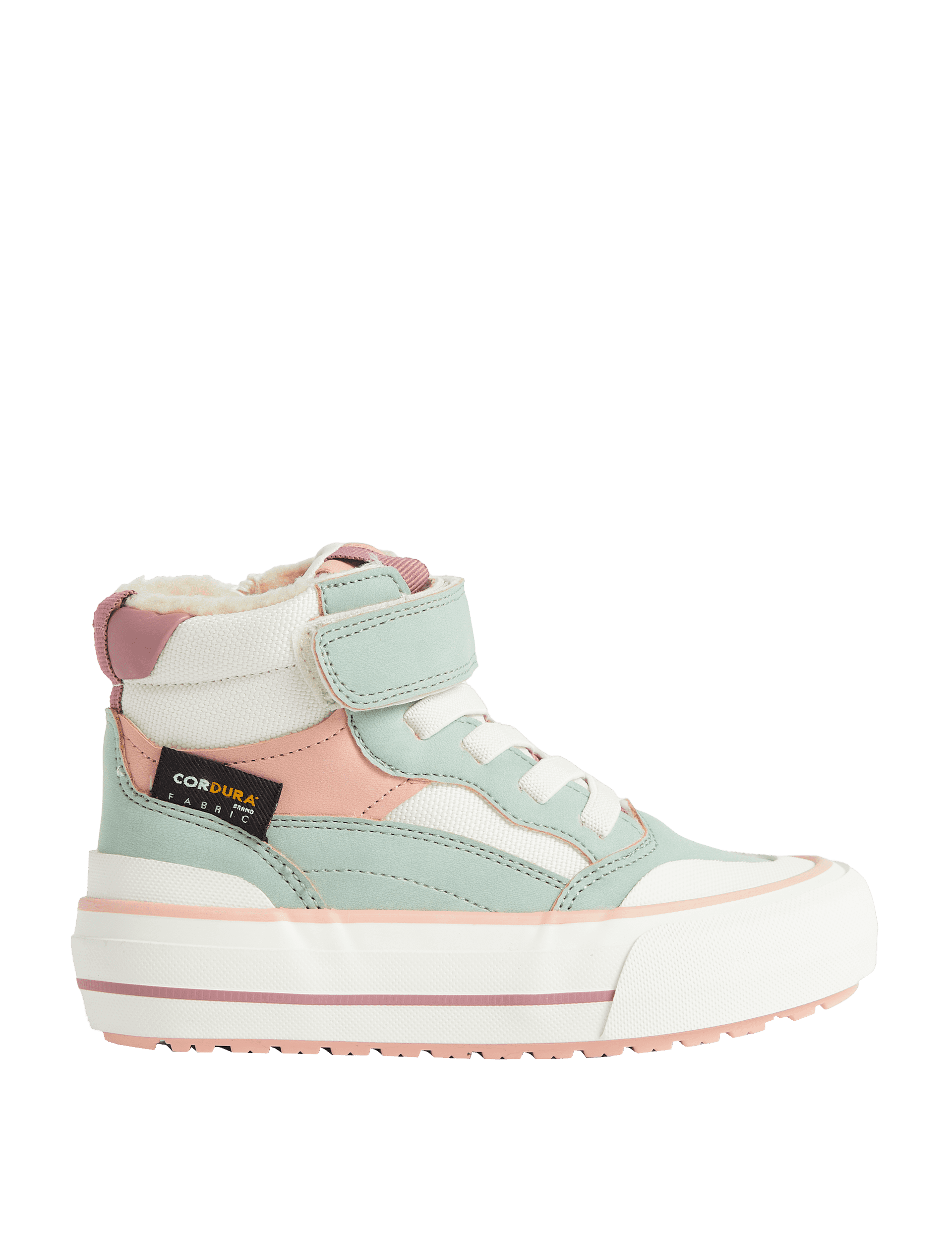 M&S Collection Kids Colour Block High Tops (4 Small - 6 Large) - 12 SSTD - Pink Mix, Pink Mix