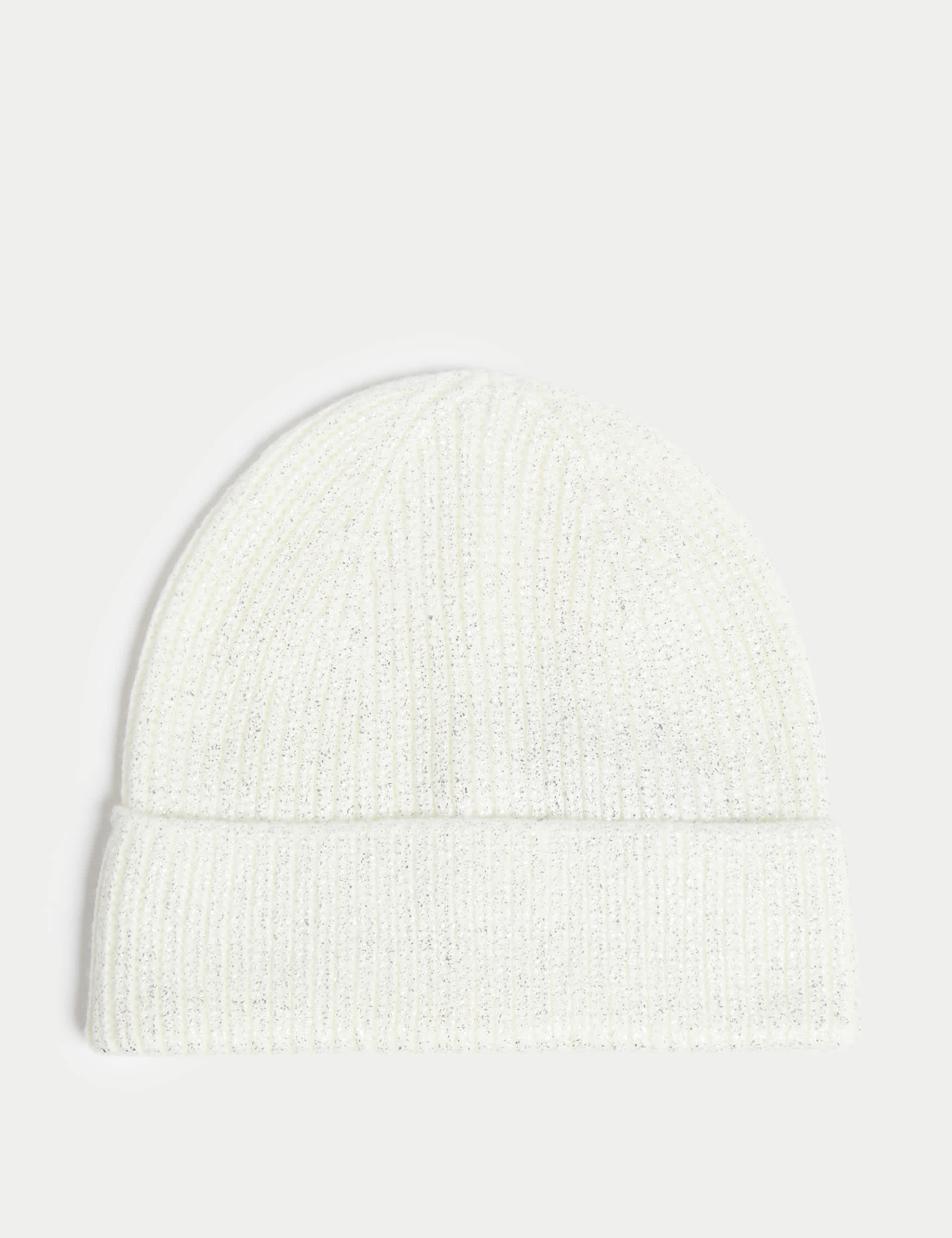 M&S Kids Glitter Winter Hat (1-13 Yrs) - 6-13Y - Cream, Cream,Black