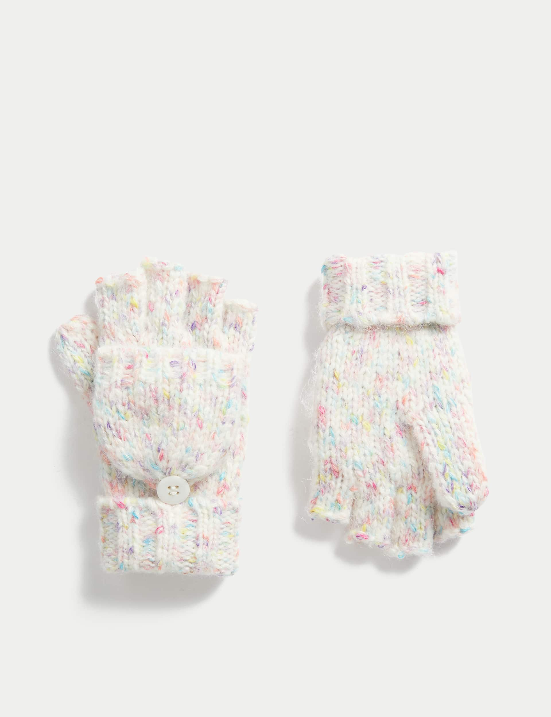 M&S Kids Multicoloured Gloves (3-13 Yrs) - 3-6Y - Pink Mix, Pink Mix