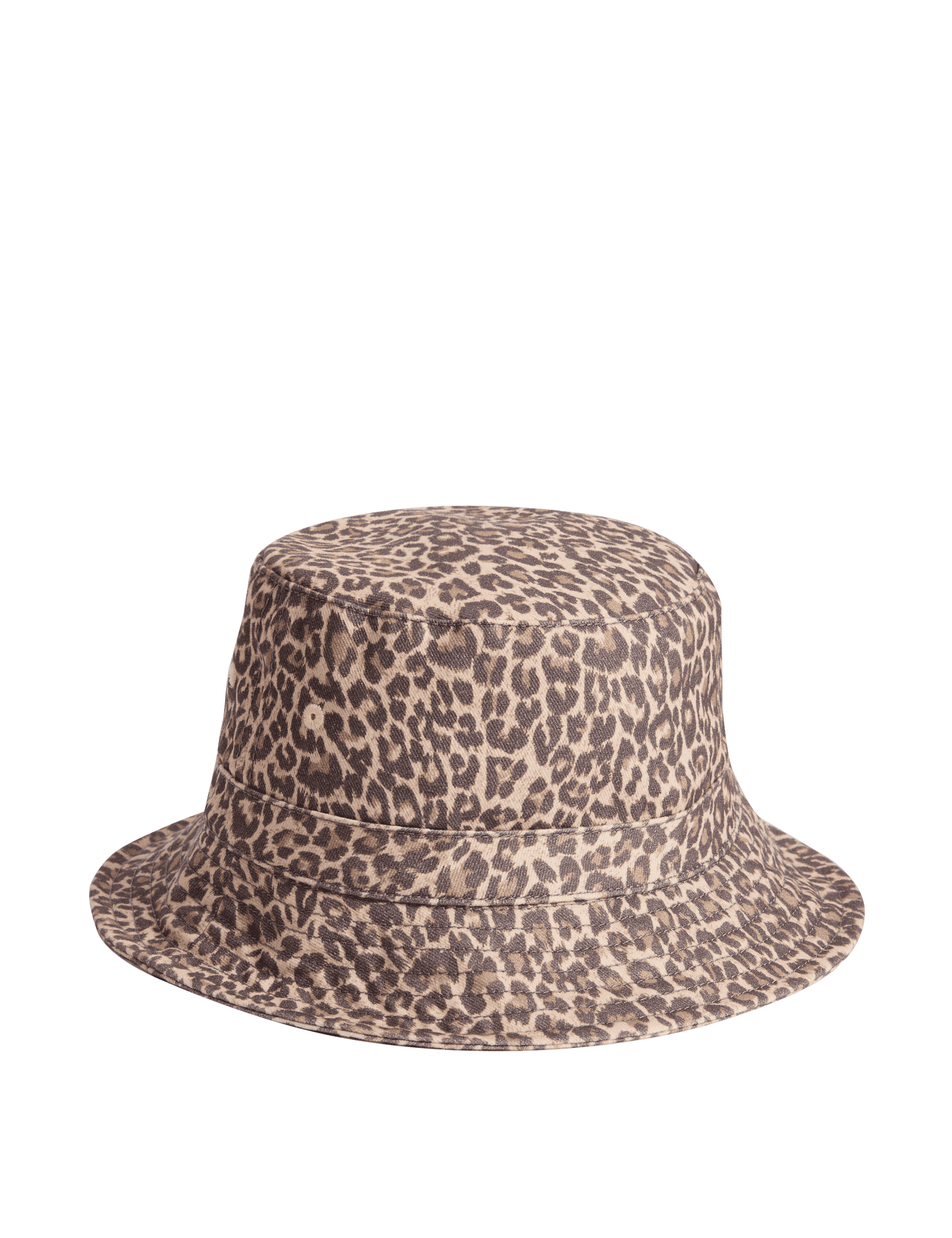 M&S Collection Kids Pure Cotton Bucket Hat (1-13 Yrs) - 6-10y - Brown Mix, Brown Mix