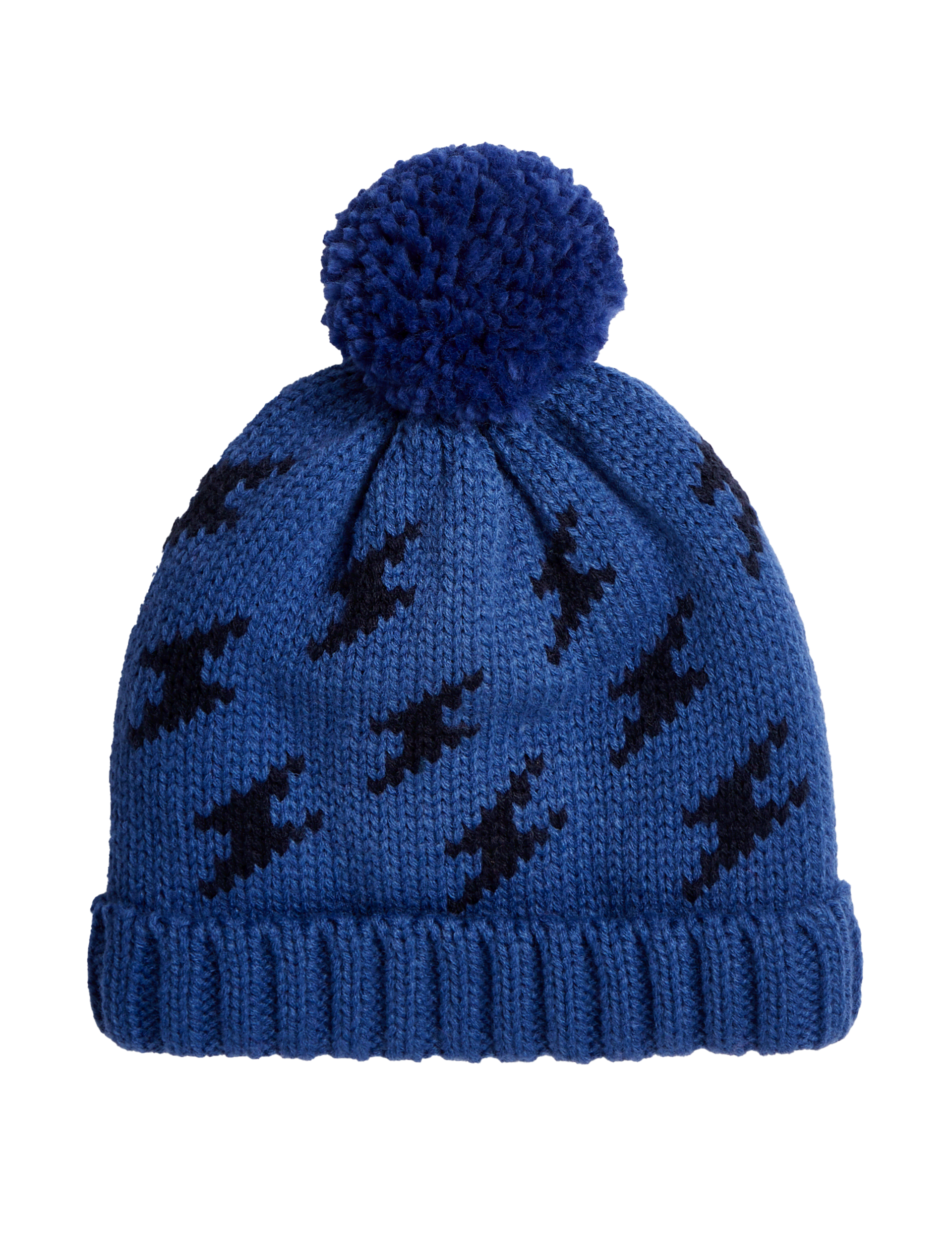 M&S Collection Kids Lightning Winter Hat (1-6 Yrs) - 18-36 - Navy, Navy