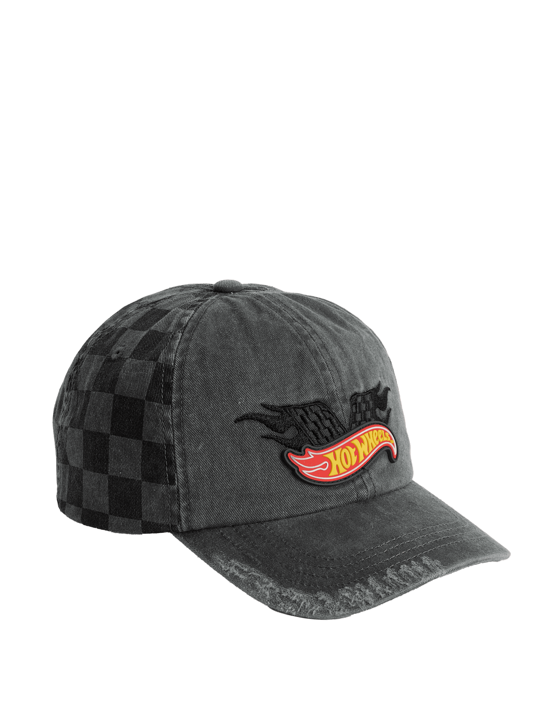 M&S Collection Boys Pure Cotton Hot Wheels Baseball Cap (3-13 Yrs) - 6-13Y - Black Mix, Black Mix