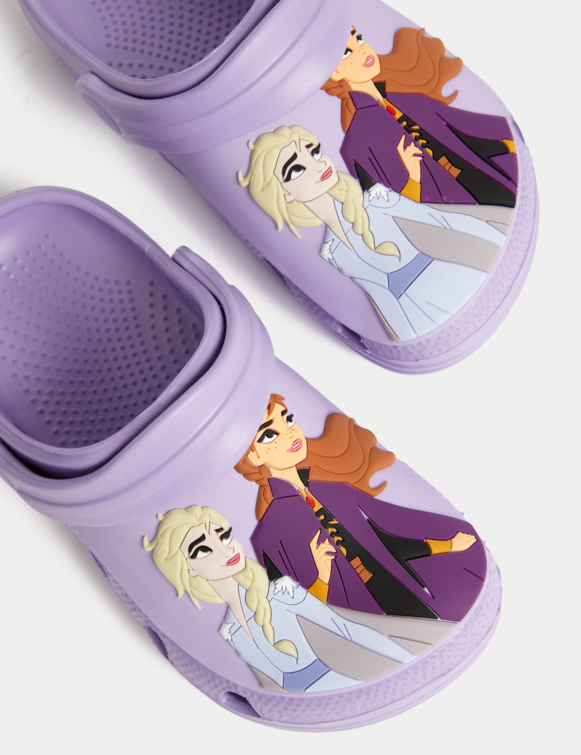 M&S Kids Disney Frozen Clogs (4 Small - 13 Small) - 6 SSTD - Lilac, Lilac