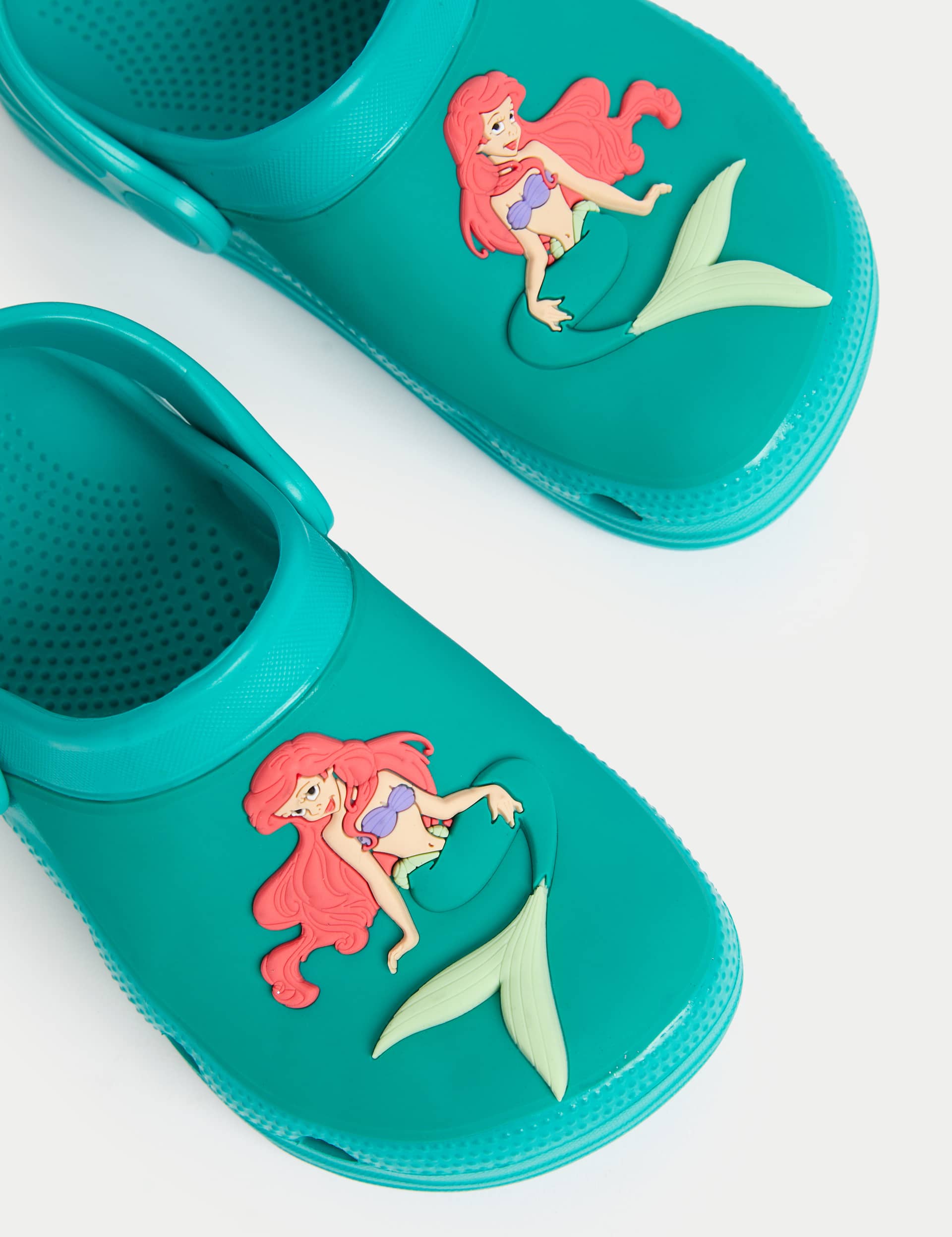 M&S Kids Little Mermaid Clogs (4 Small - 13 Small) - 9 SSTD - Green Mix, Green Mix