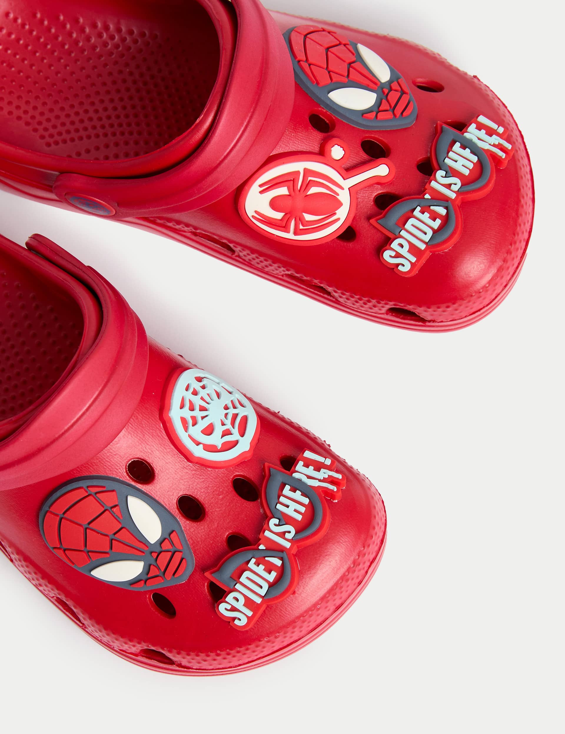 M&S Collection Kids Spidey Clogs (4 Small - 2 Large) - 2 LSTD - Red Mix, Red Mix