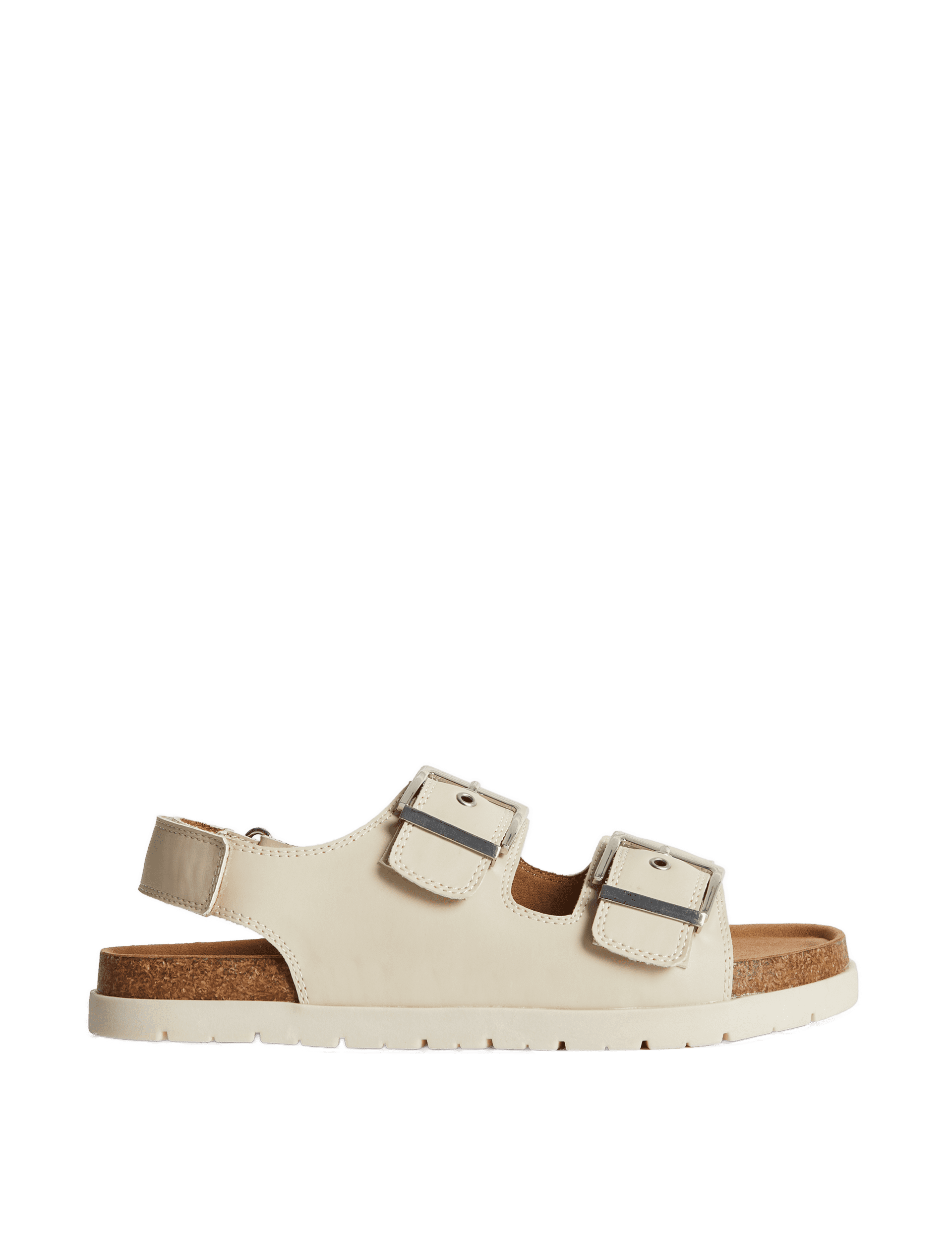 M&S Collection Kids Riptape Footbed Sandals (4 Small - 6 Large) - 3 LSTD - White Mix, White Mix