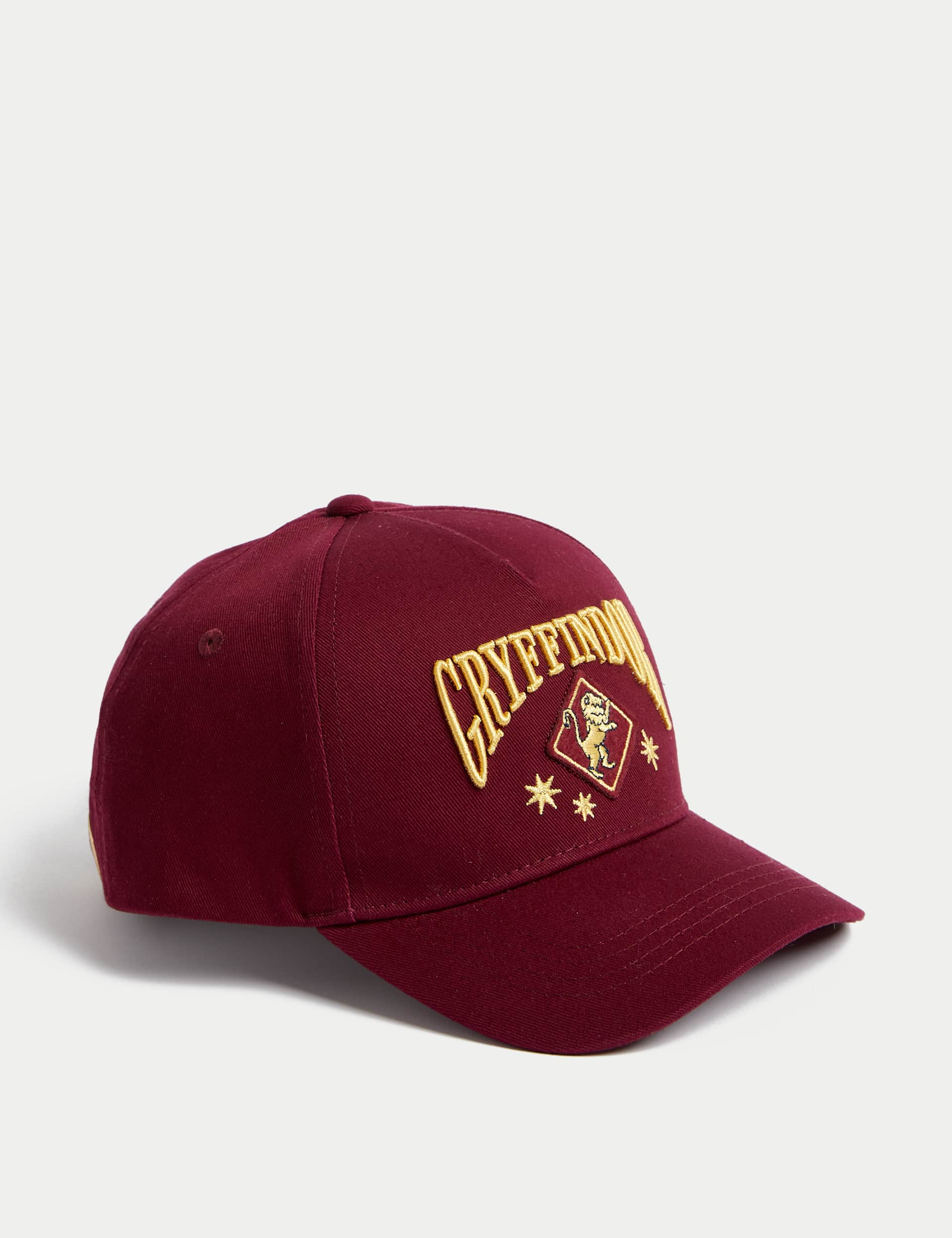 M&S Kids Pure Cotton Harry Potter Baseball Cap (6-13 Yrs) - 6-10y - Dark Burgundy, Dark Burgundy