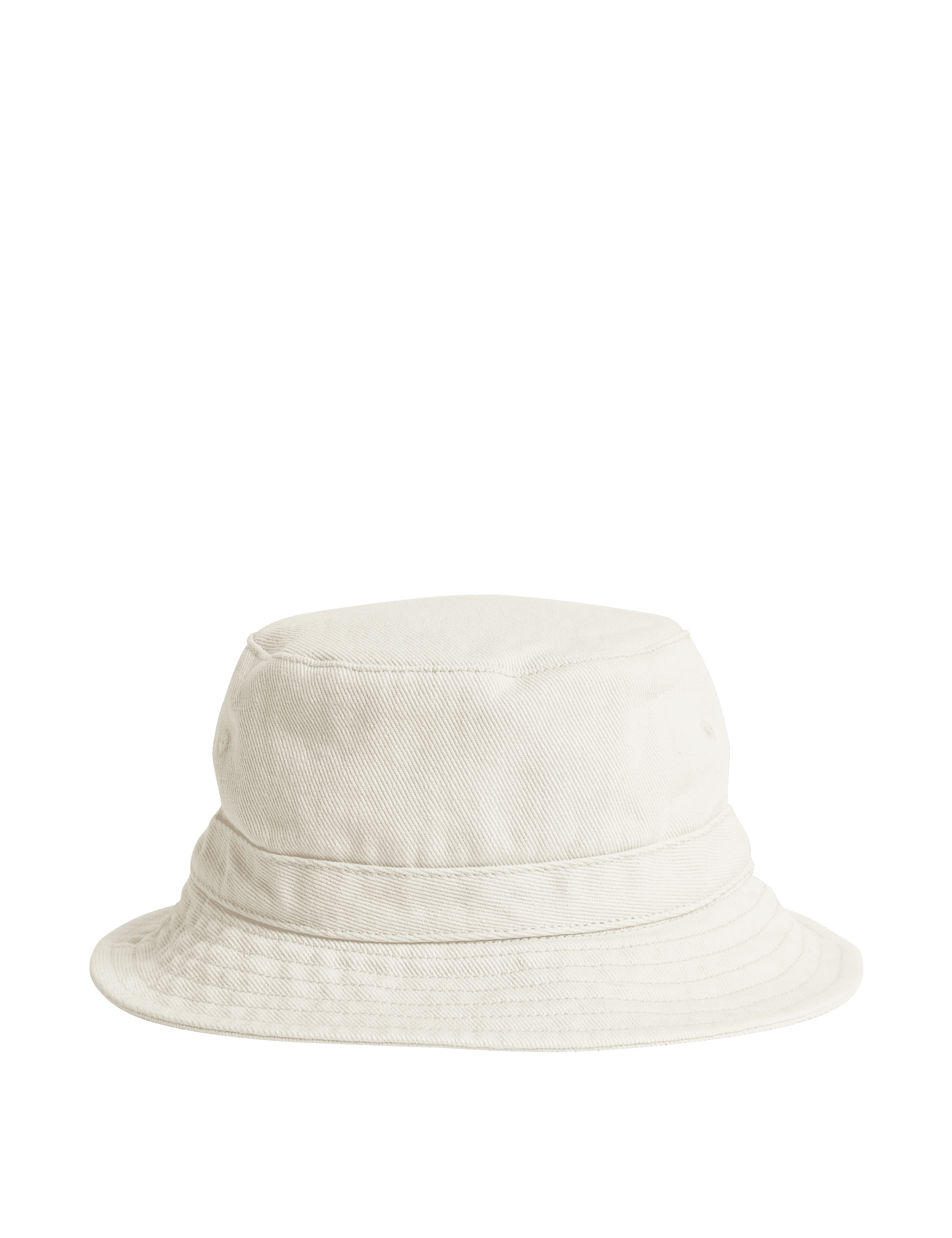 M&S Collection Kids Pure Cotton Plain Sun Hat (1-13 Yrs) - 18-36 - Stone, Stone