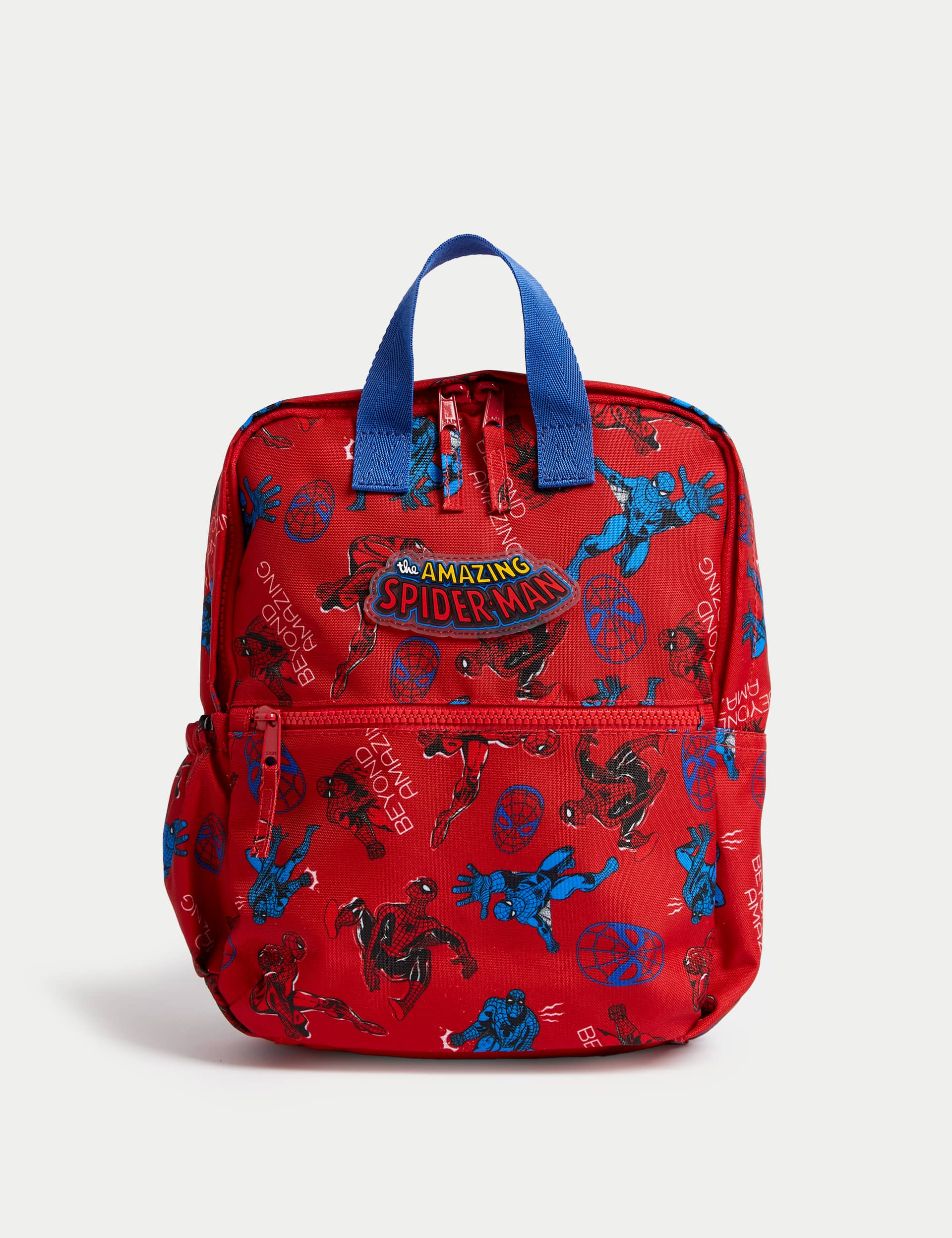 M&S Kids Spider-Man Small Backpack - Red, Red