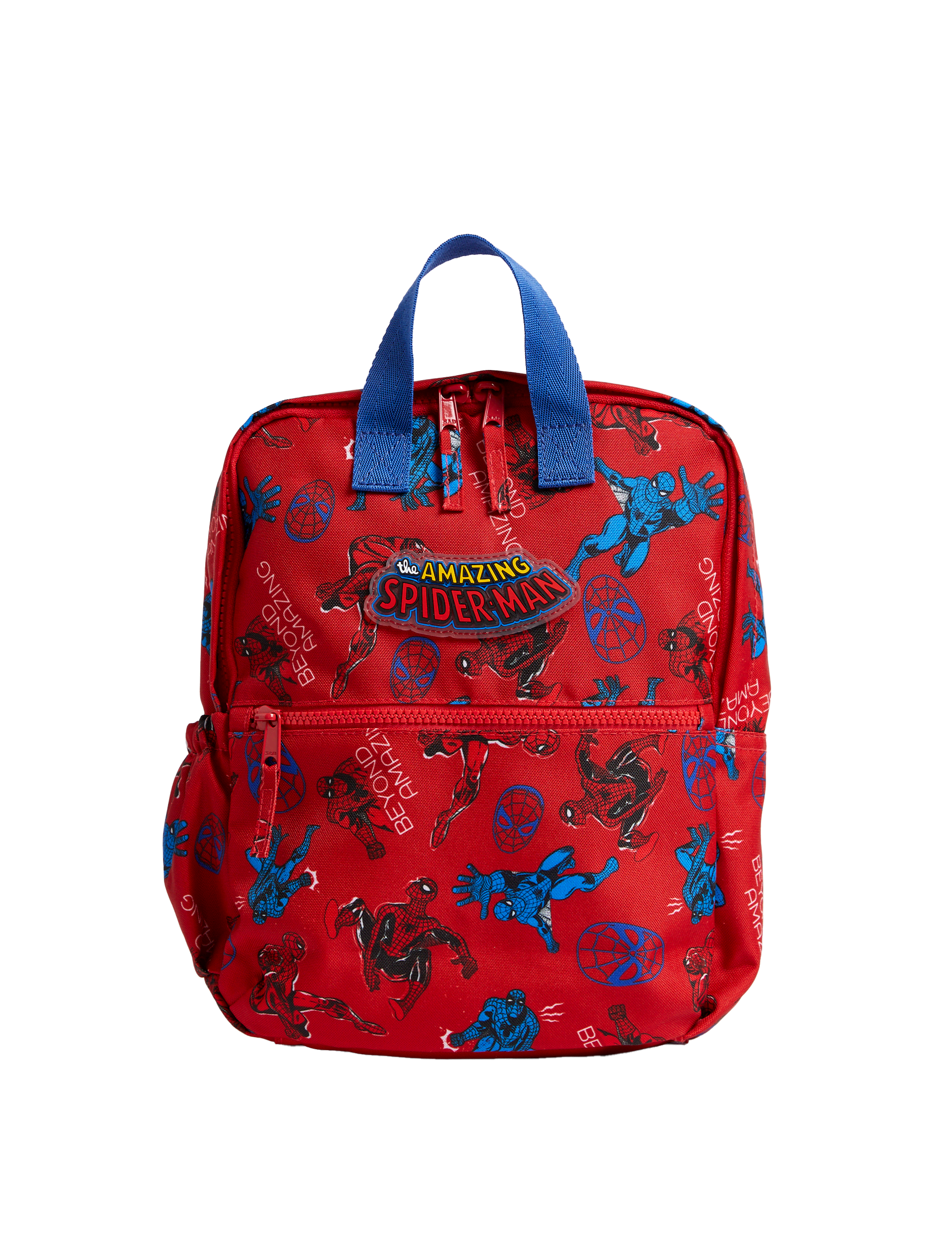 M&S Collection Kids Spider-Man Small Backpack - Red, Red