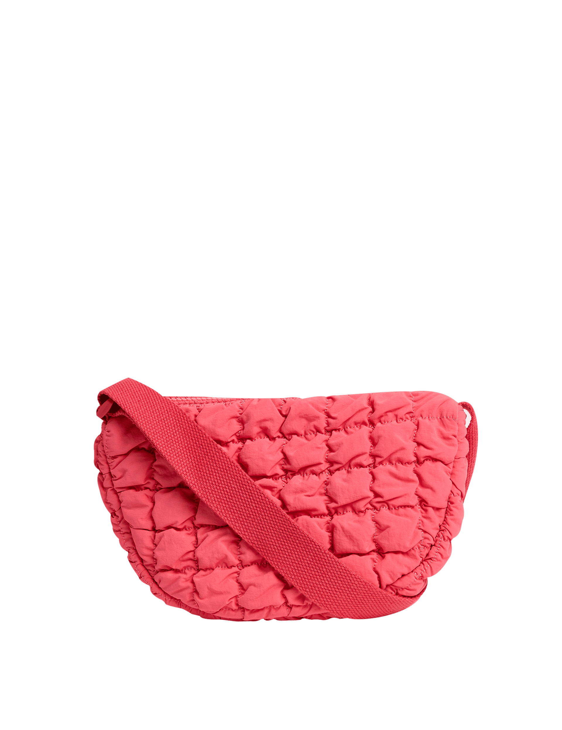 M&S Collection Kids Pure Cotton Quilted Bag - Red, Light Blue,Red,Mink